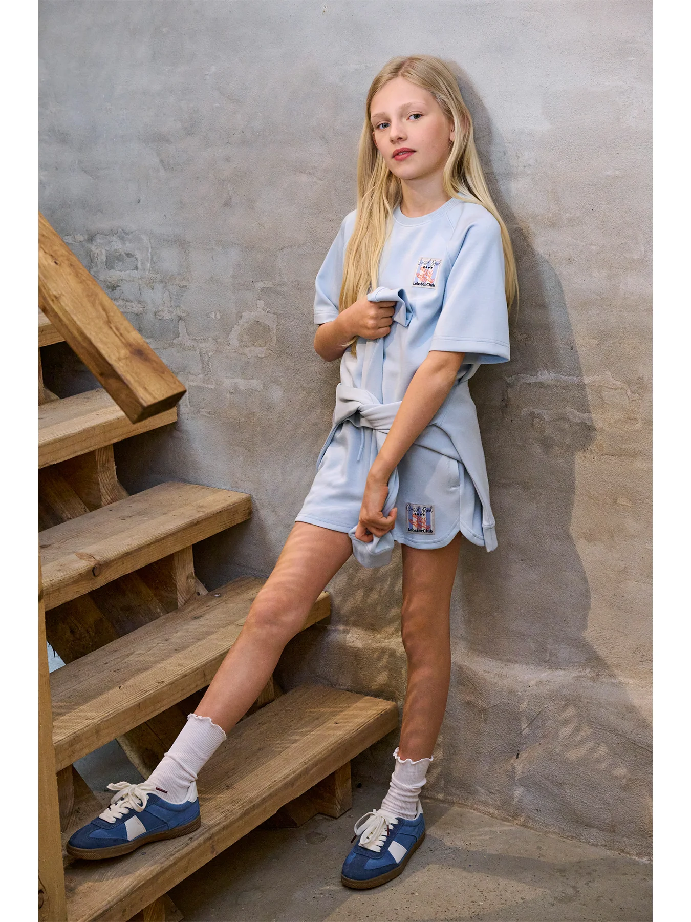 Kids' Ada Sports Shorts Winter Sky - Image 2