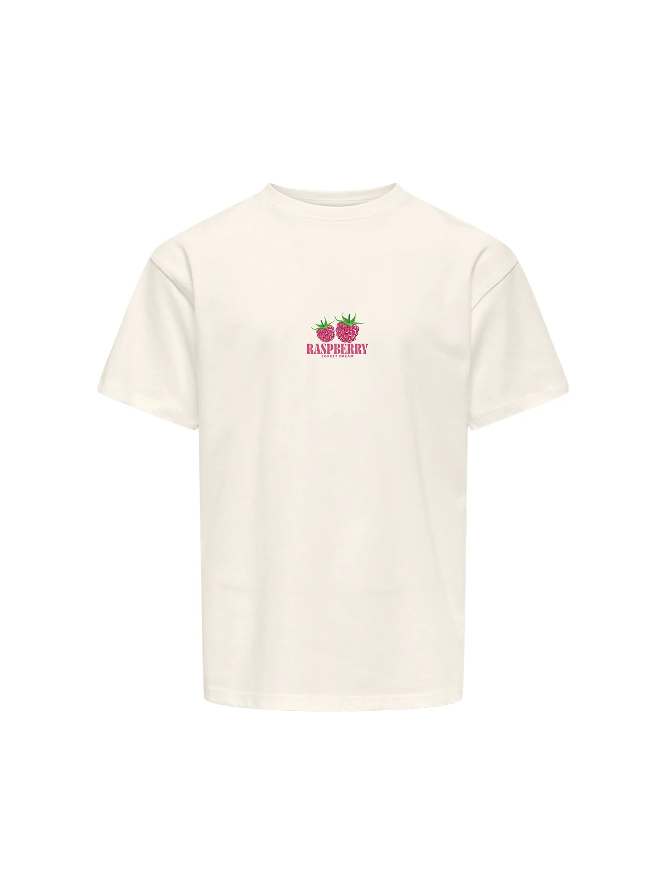 Kids’ Carina Printed Short Sleeve Top White