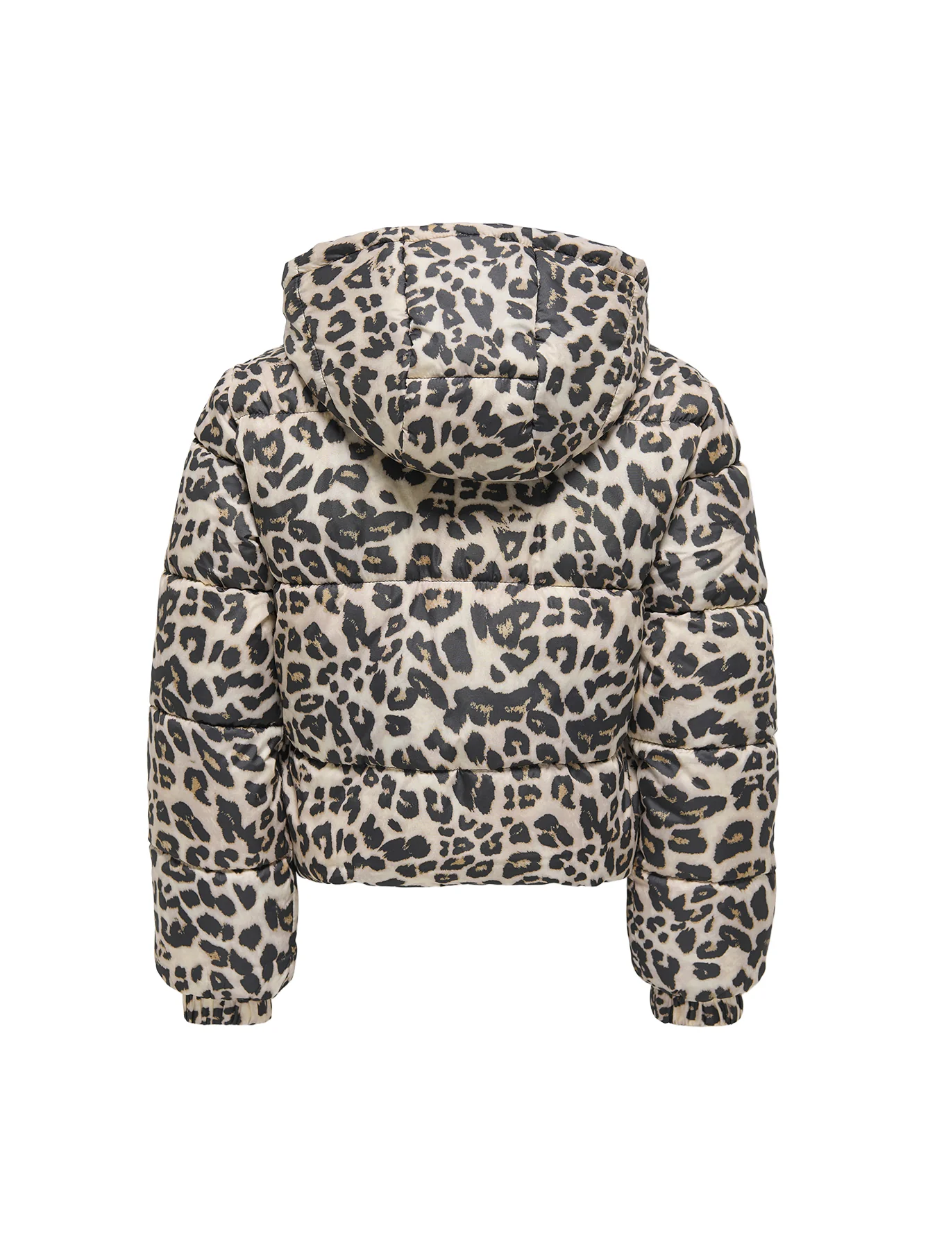 Only Short Puffer Jacket Silver Mink - Image 3