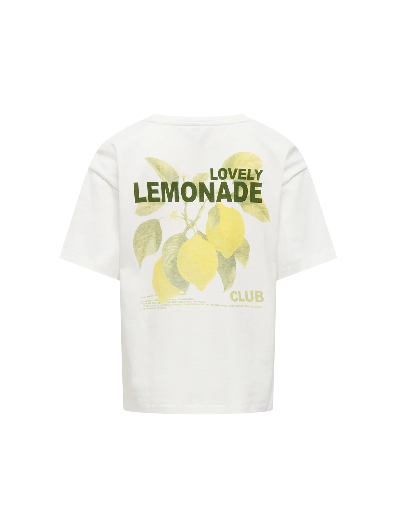 Kids' Loose Organic Cotton T Shirt White - Image 3