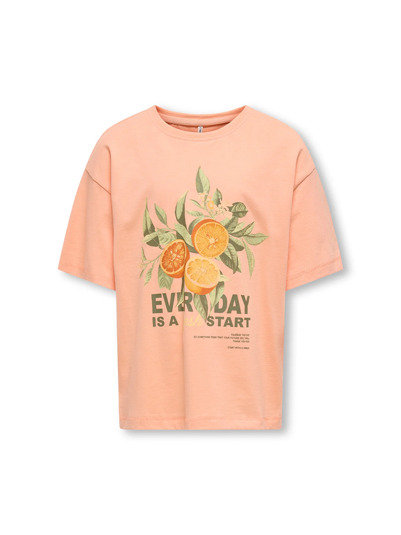 Kids' Loose Organic Cotton T Shirt Pink