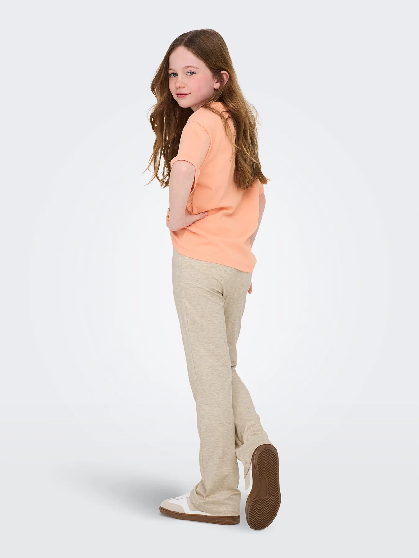 Kids' Loose Organic Cotton T Shirt Pink - Image 3