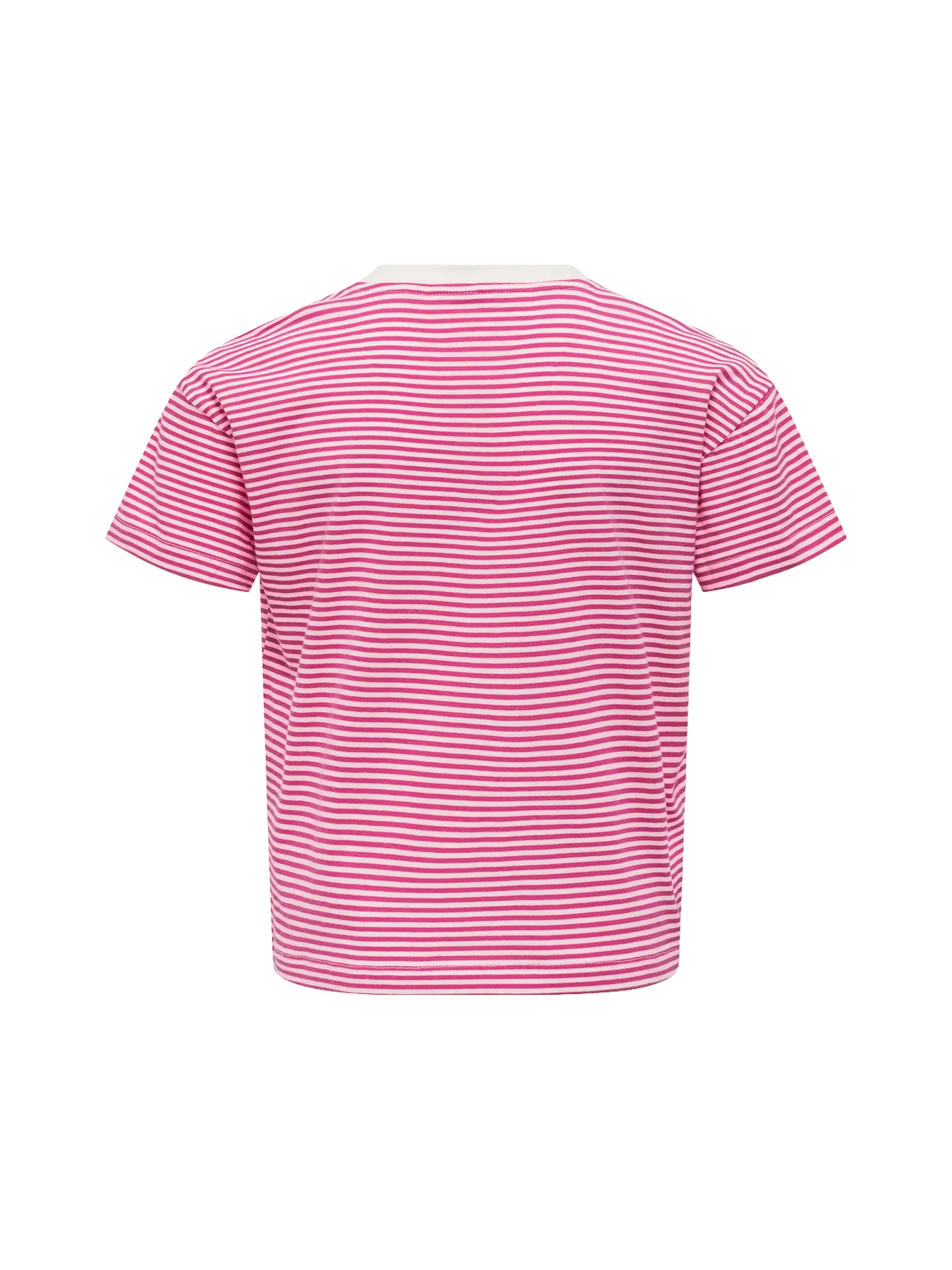 Kids’ Pisa Maiken Cropped Short Sleeve Top Pink - Image 2