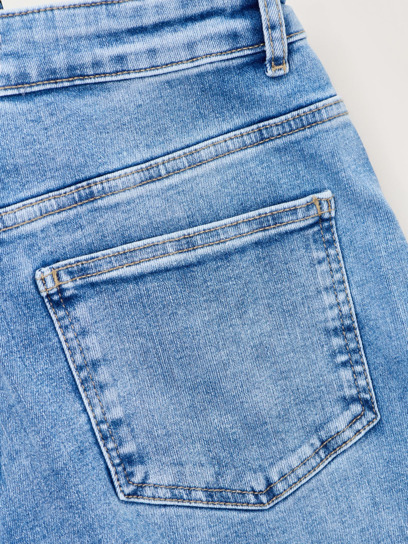Madison High Waist Wide Leg Jeans Blue - Image 3