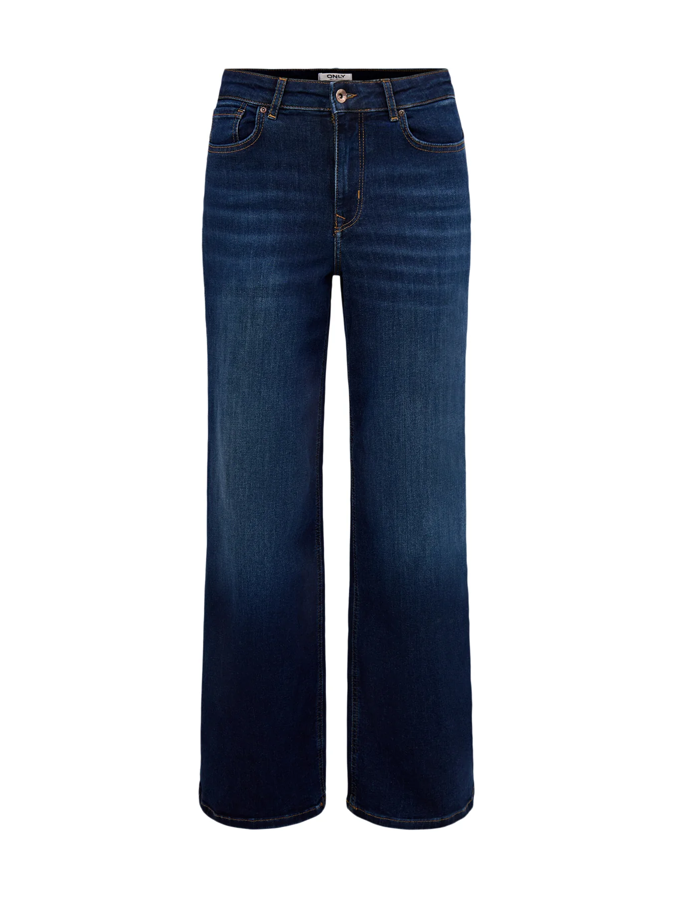 Madison High Waist Wide Leg Jeans 32 Inch Dark Blue