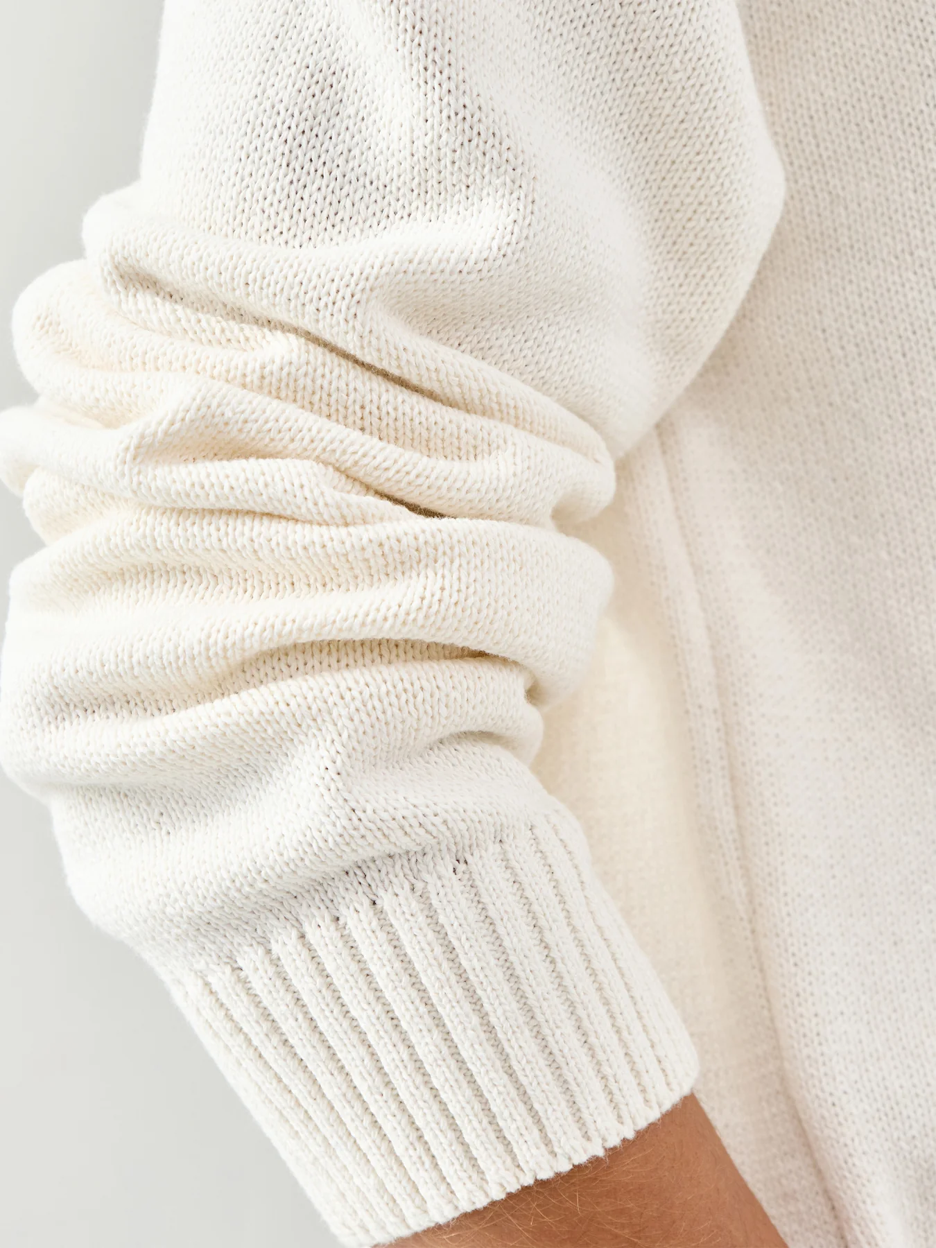Elise Knit Jumper White - Image 3