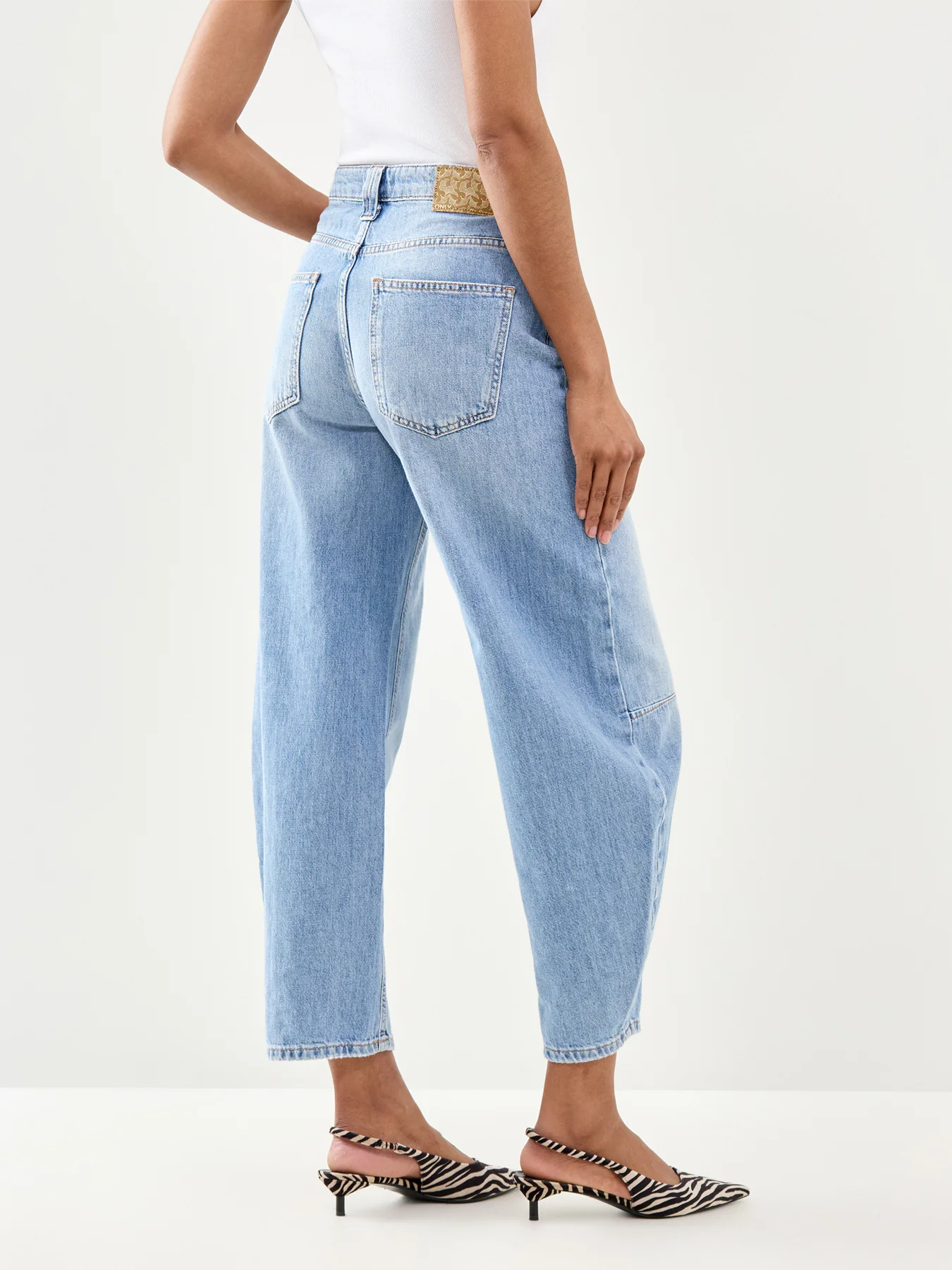 Frankie Barrel Jeans Denim 32" - Image 5