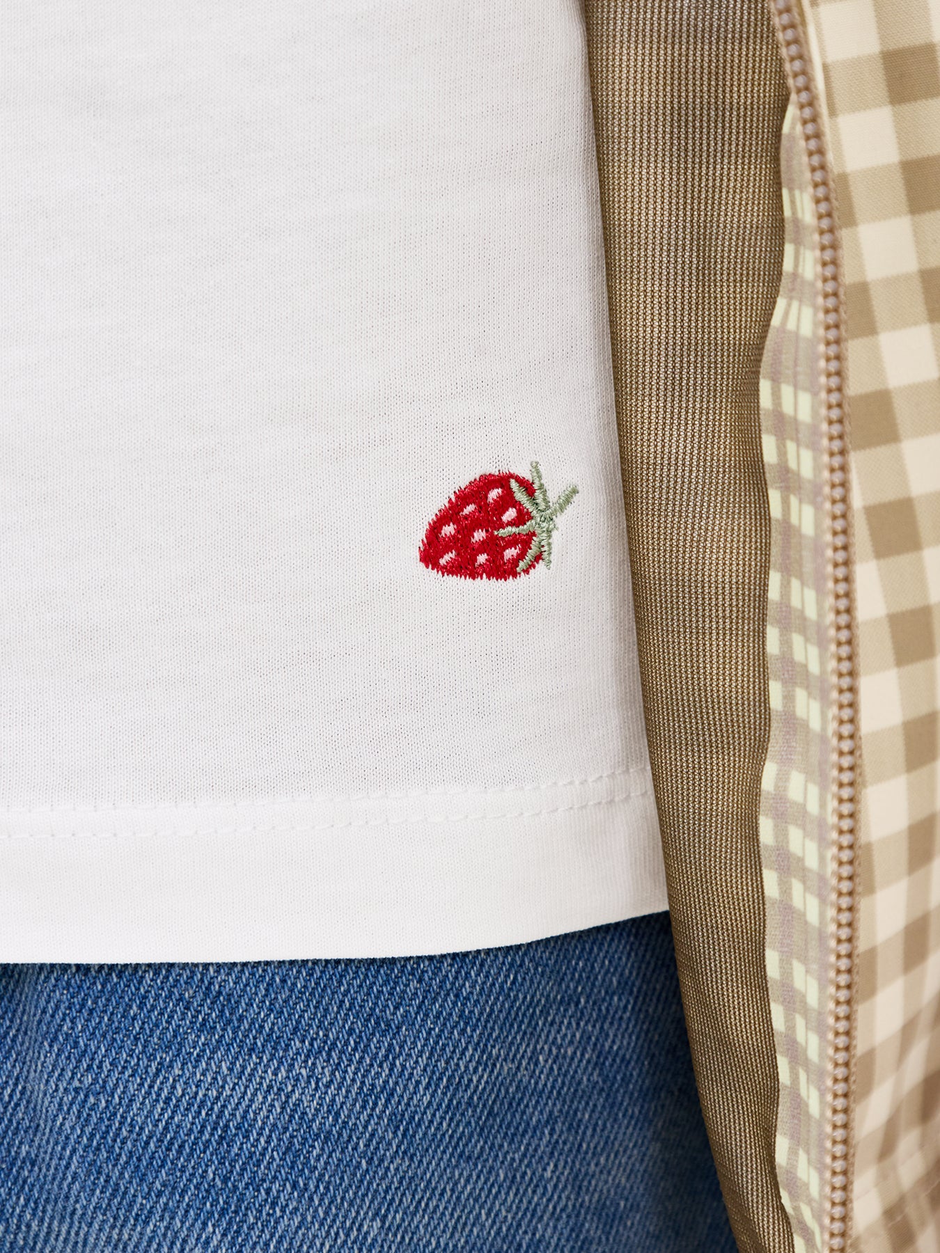 Ketty Organic Cotton Short Sleeve T Shirt White - Image 3