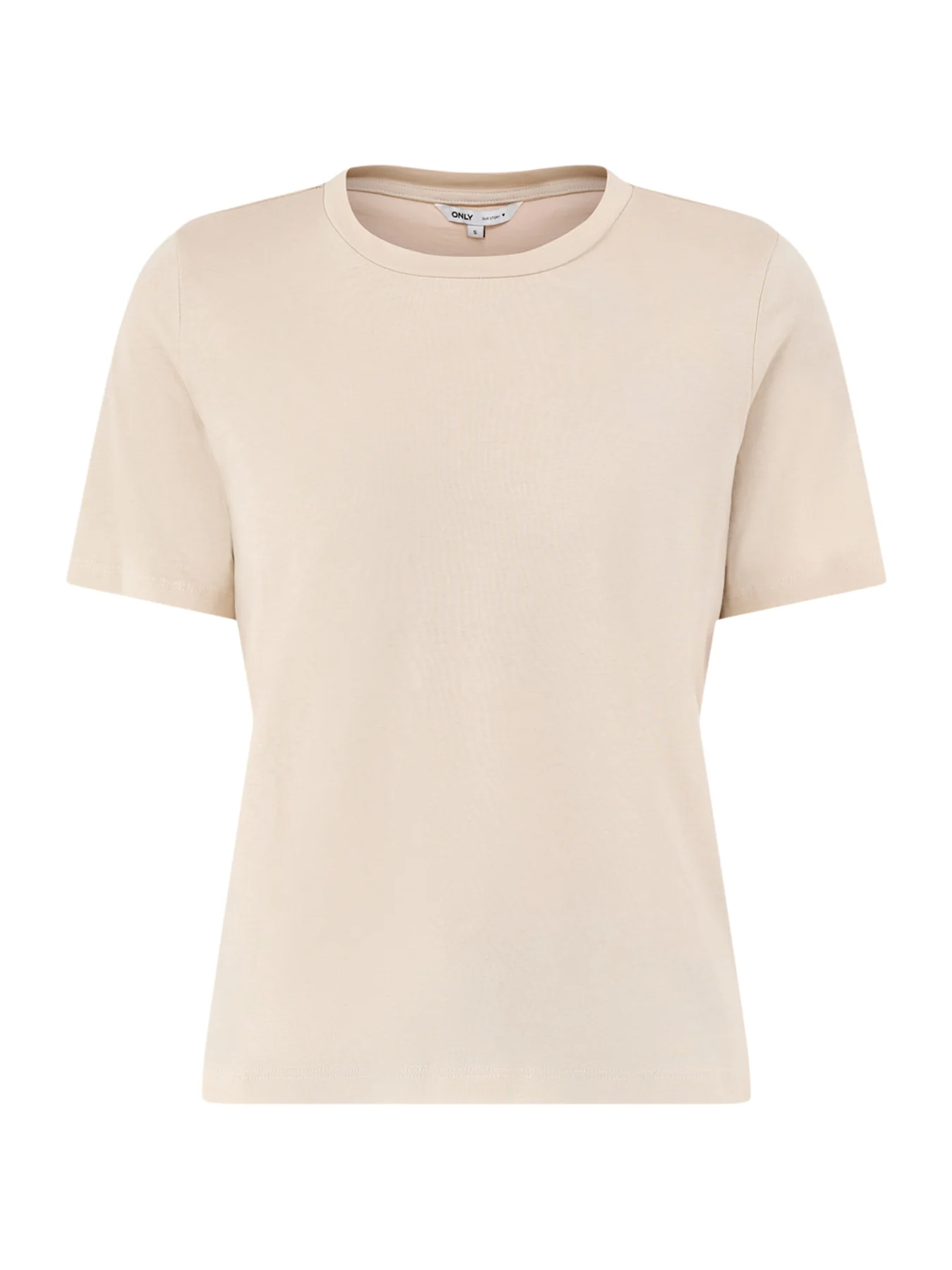 Short Sleeve T Shirt Beige
