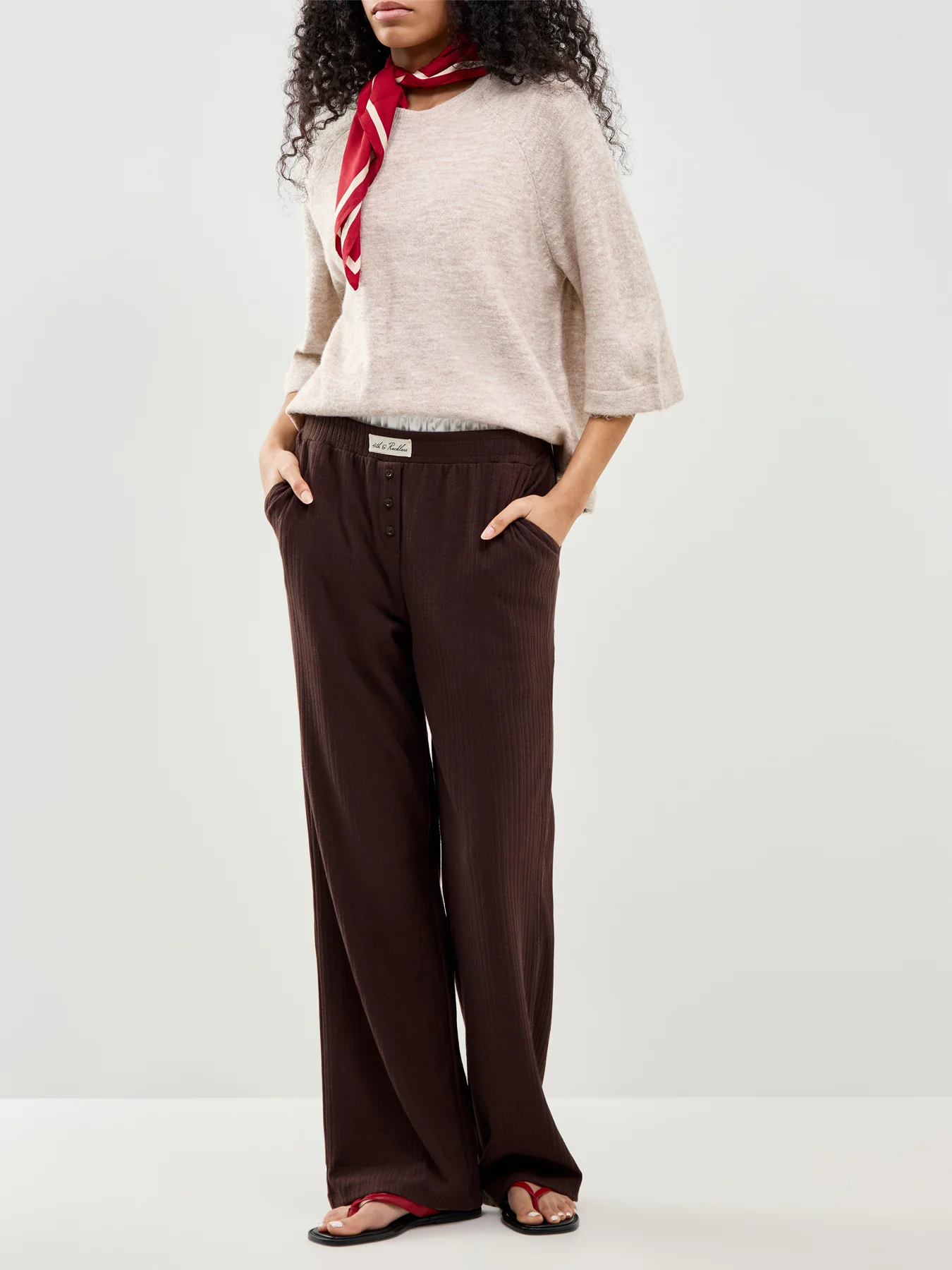 Simoni Knit Pullover Beige - Image 2