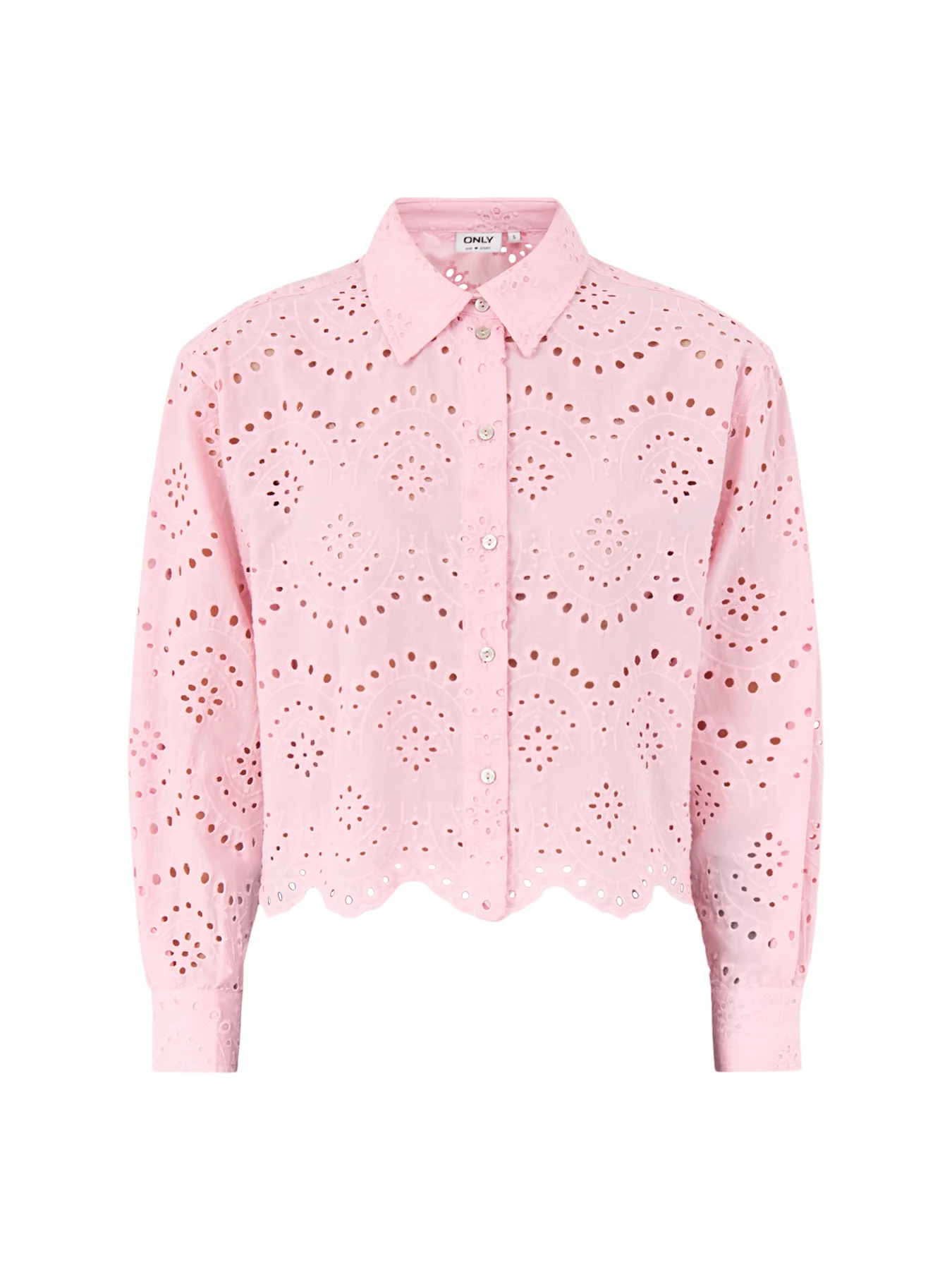 Valais Long Sleeve Cotton Shirt Pink