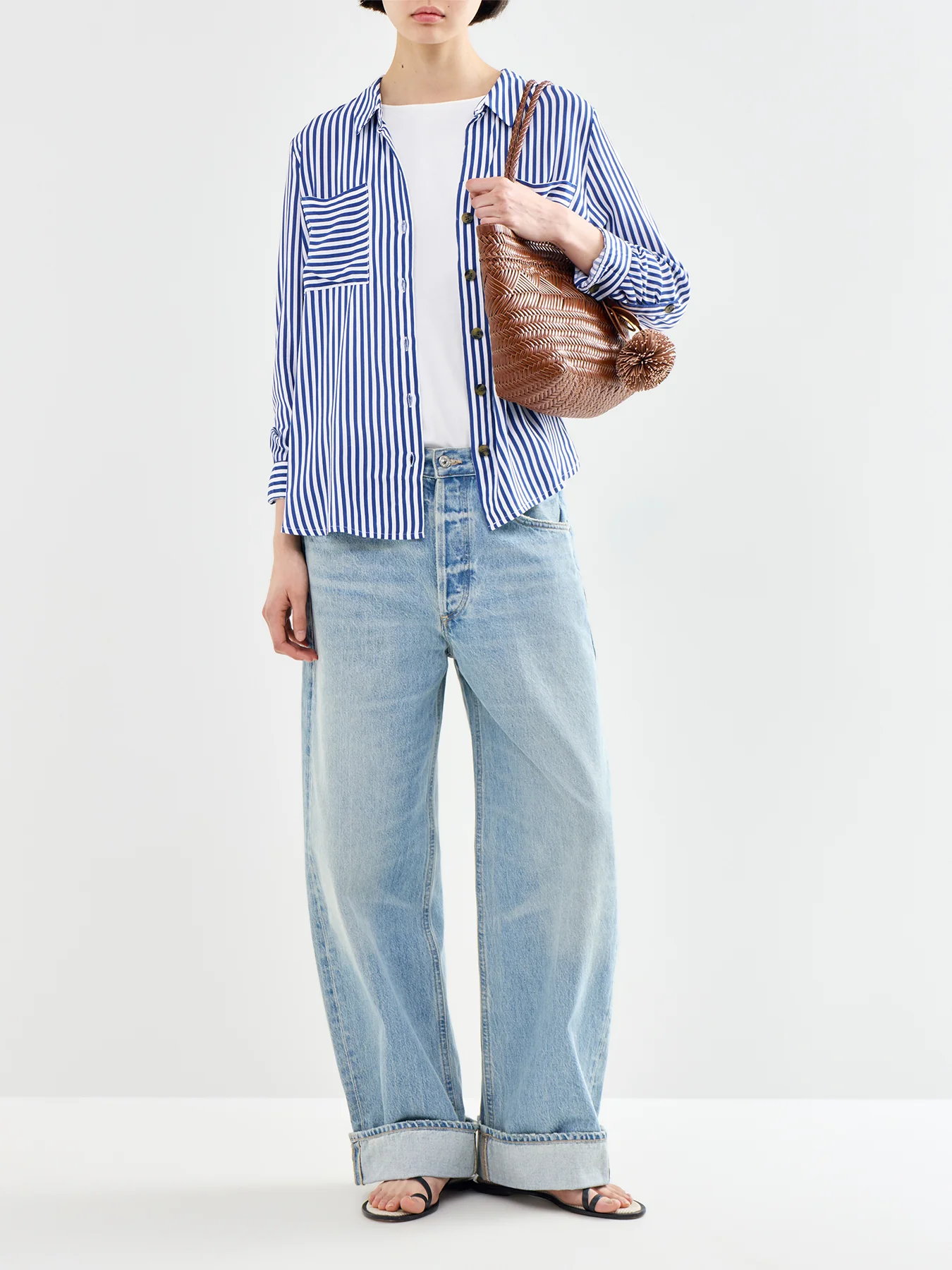 Yasmin Striped Shirt Blue - Image 2