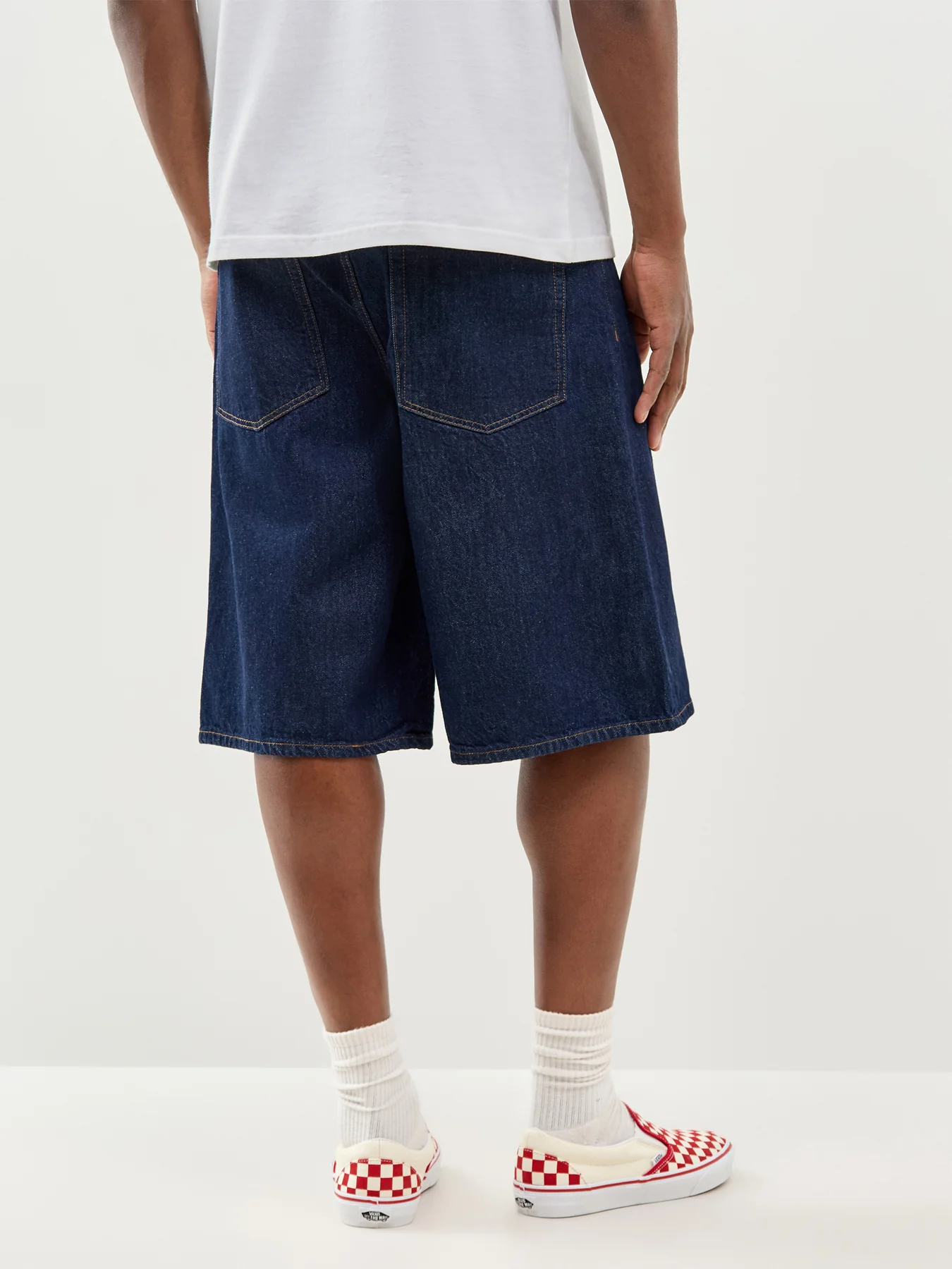 Onscarl Balloon Rinse 6916 Denim Shorts Blue - Image 5