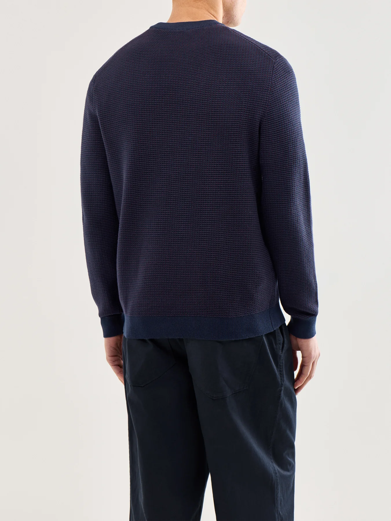 Onsdave Regular Long Sleeve Crew Neck Knit Blue - Image 5