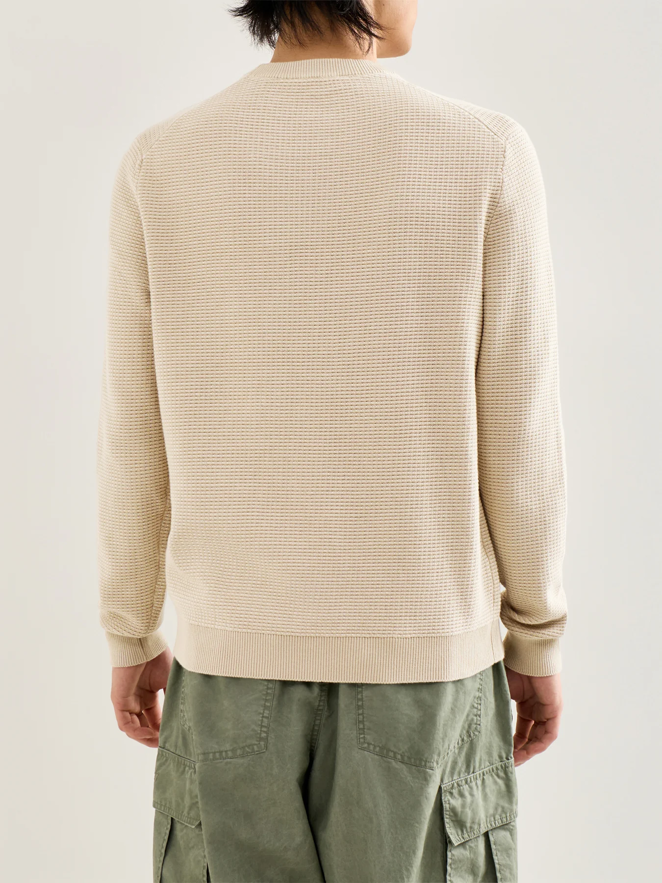 Onsdave Regular Long Sleeve Crew Neck Knit Grey - Image 5