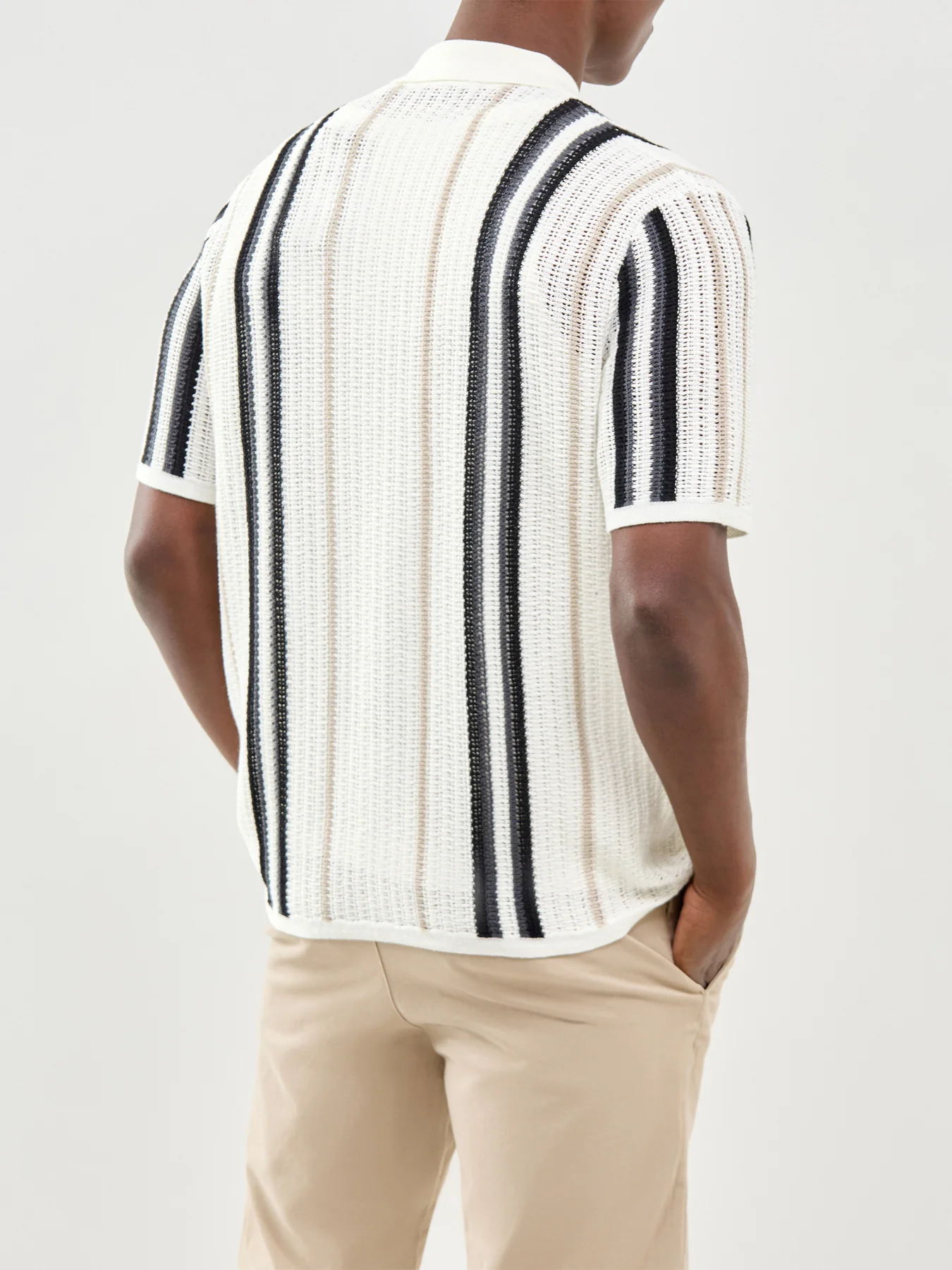 Onsleon Short Sleeve Knit Shirt Striped - Image 5
