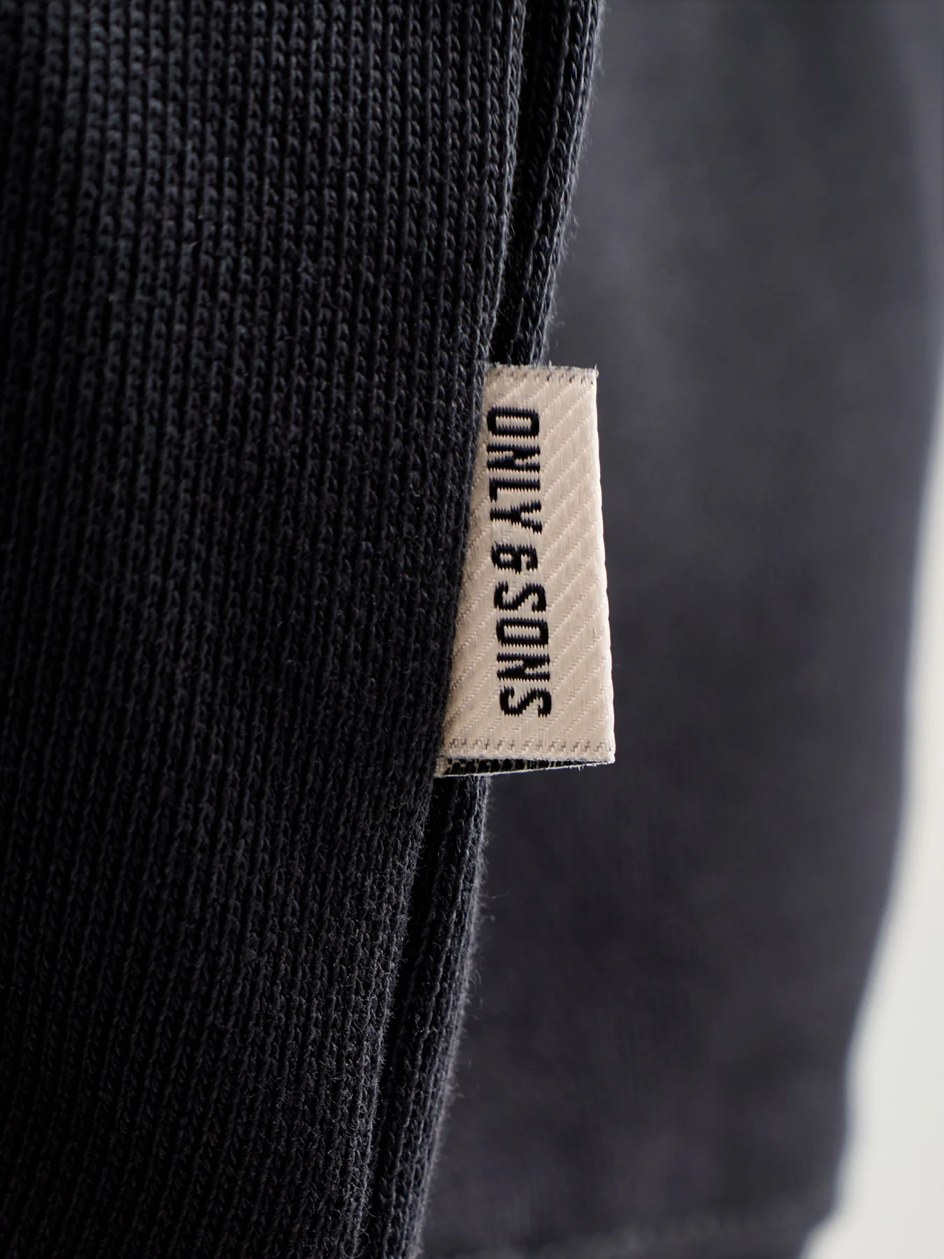 Lucas Oversized Long Sleeve Hoodie Black - Image 3