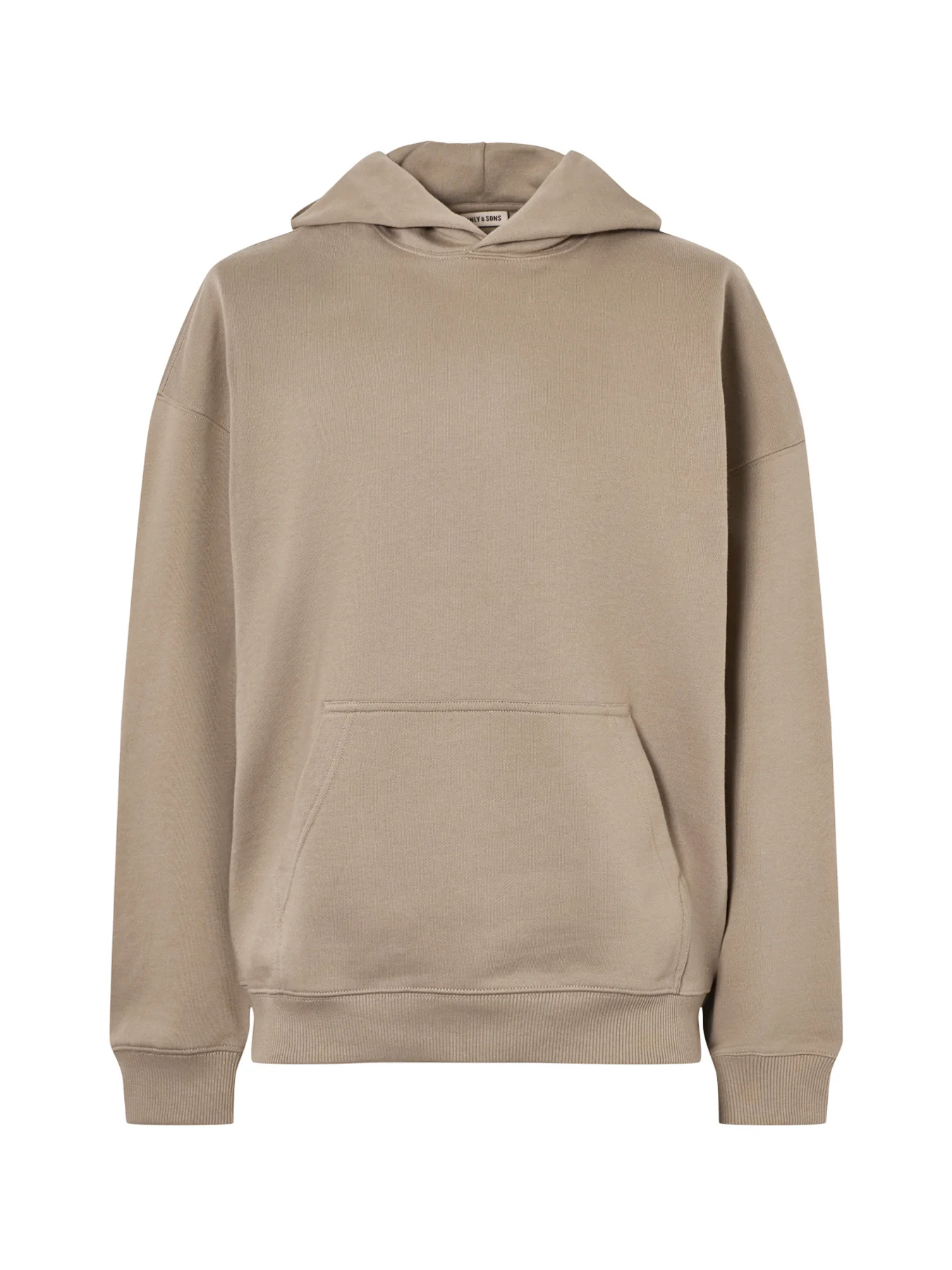 Lucas Oversized Long Sleeve Hoodie Grey