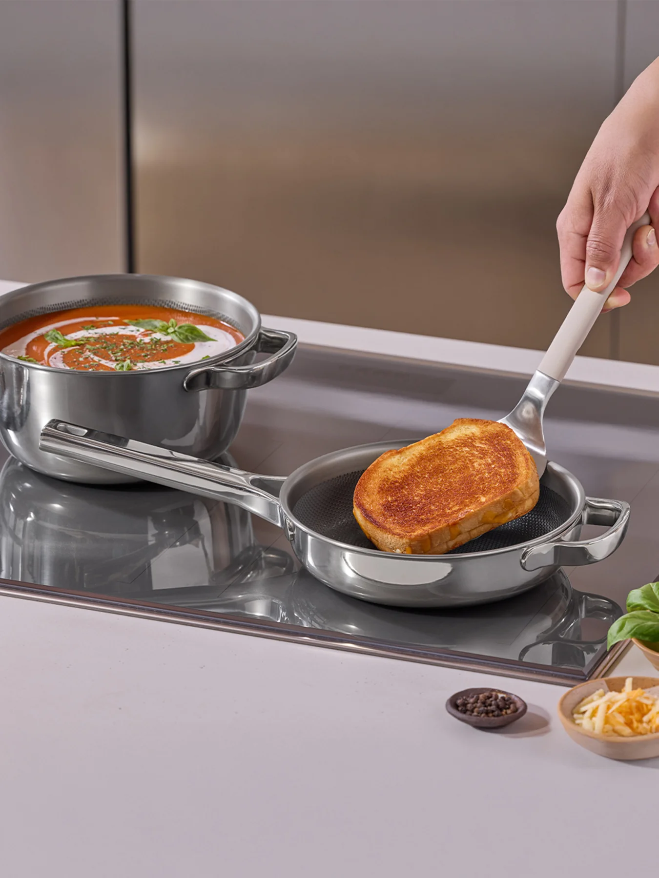 Titanium Pro Mini Cookware Duo Chrome Gold - Image 2