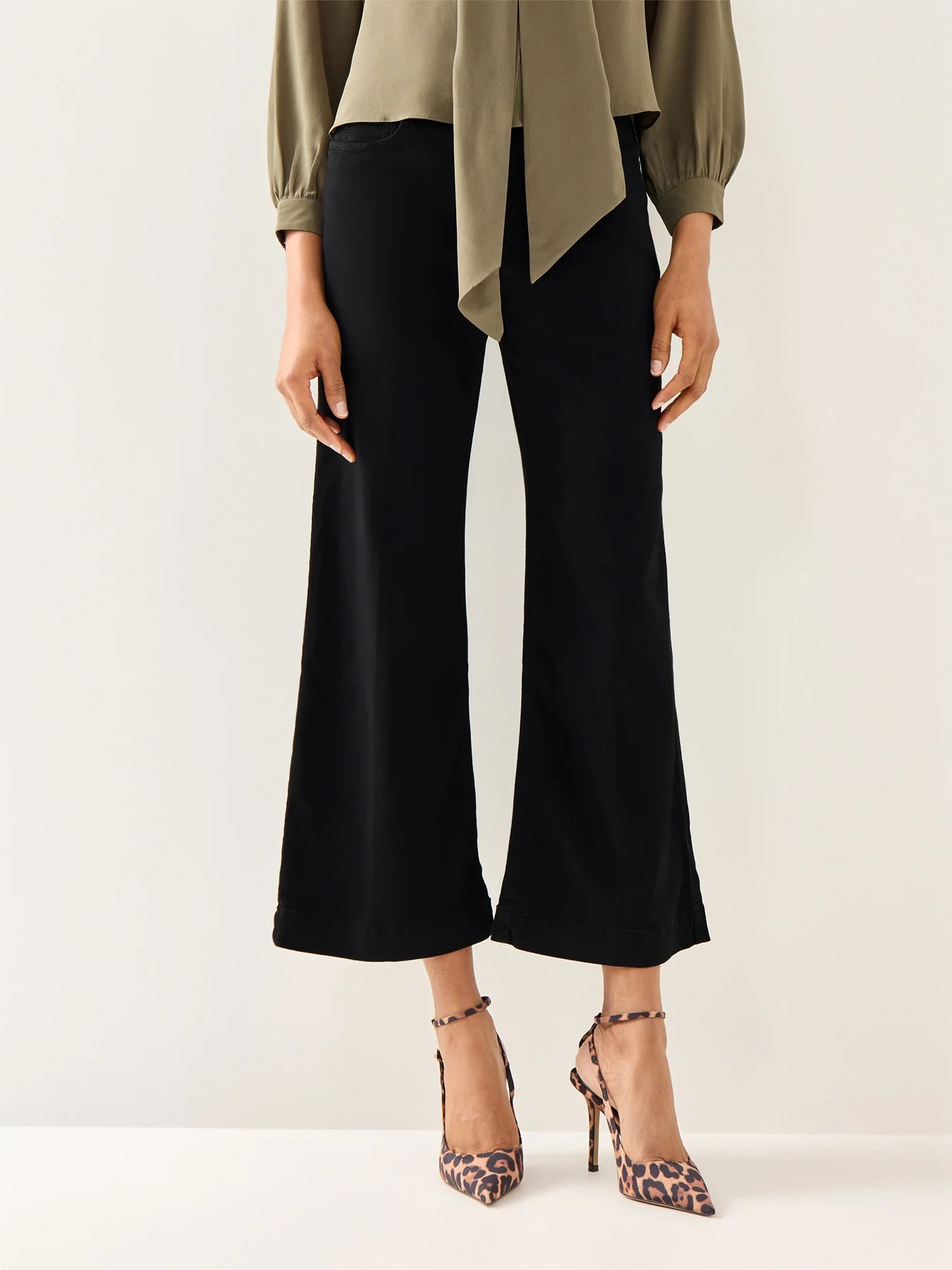 Anessa Wide Leg Jeans Black Shadow Black - Image 4