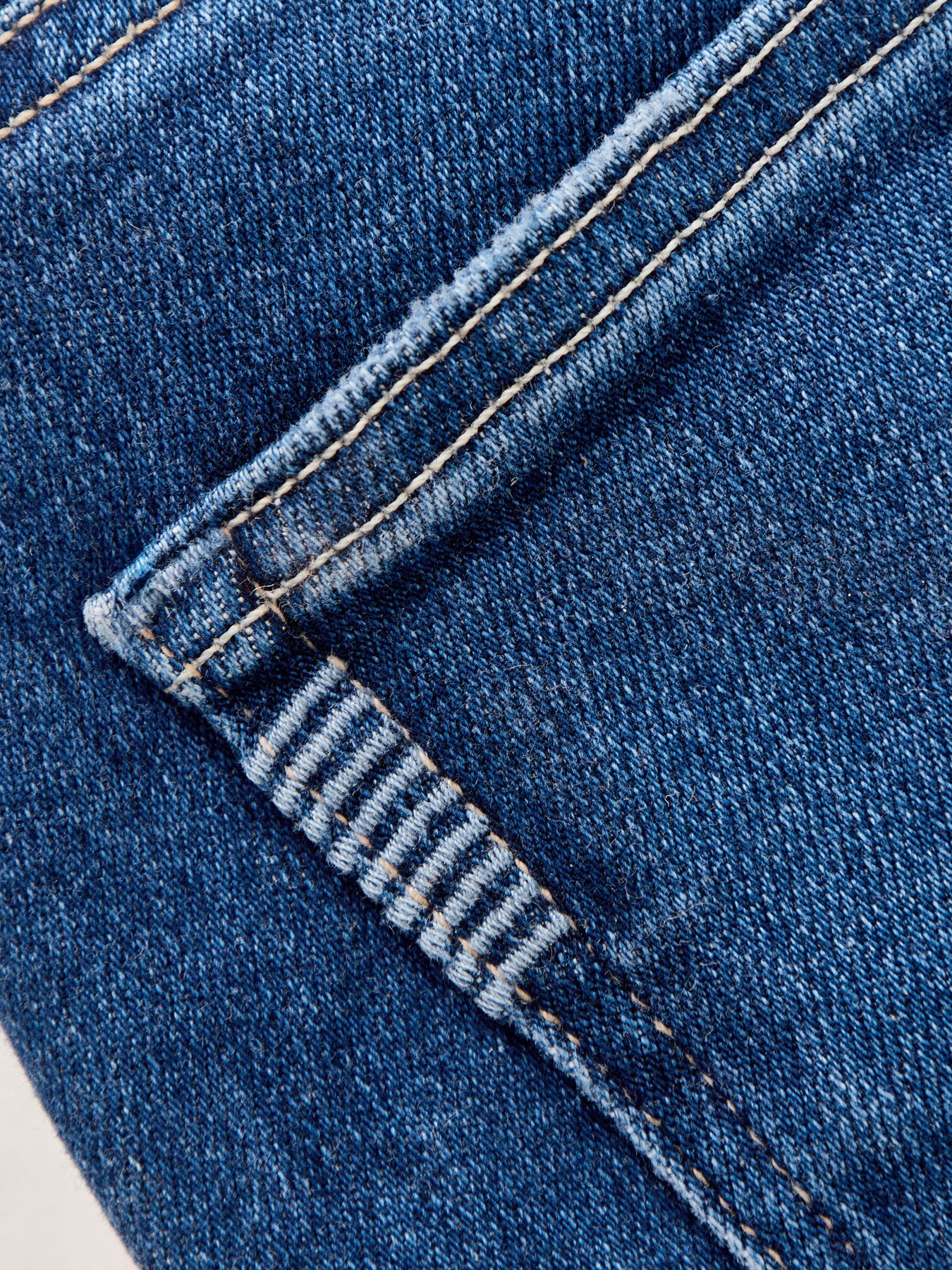 Cindy High Rise Straight Jean Blue - Image 3