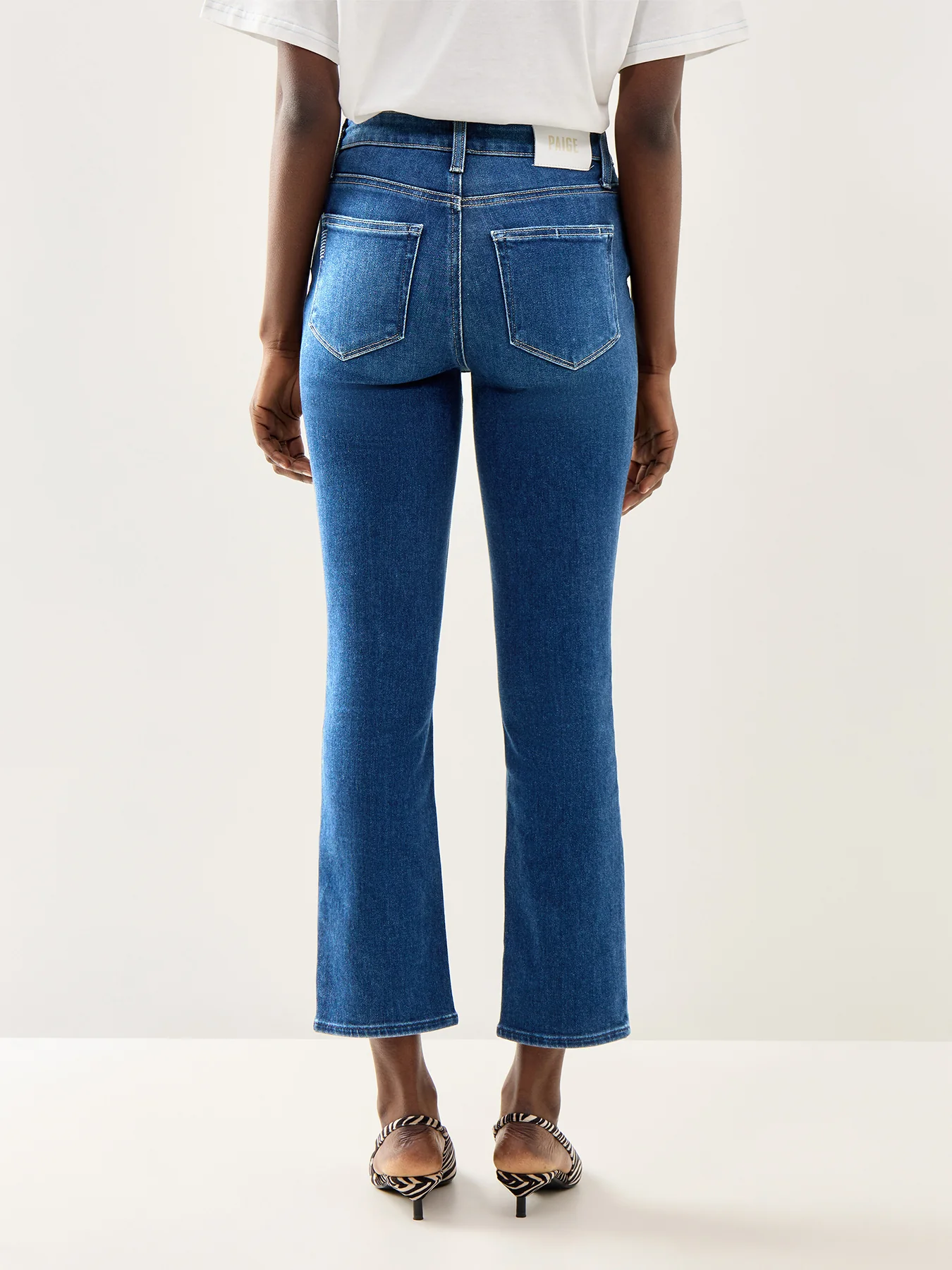 Cindy High Rise Straight Jean Blue - Image 5