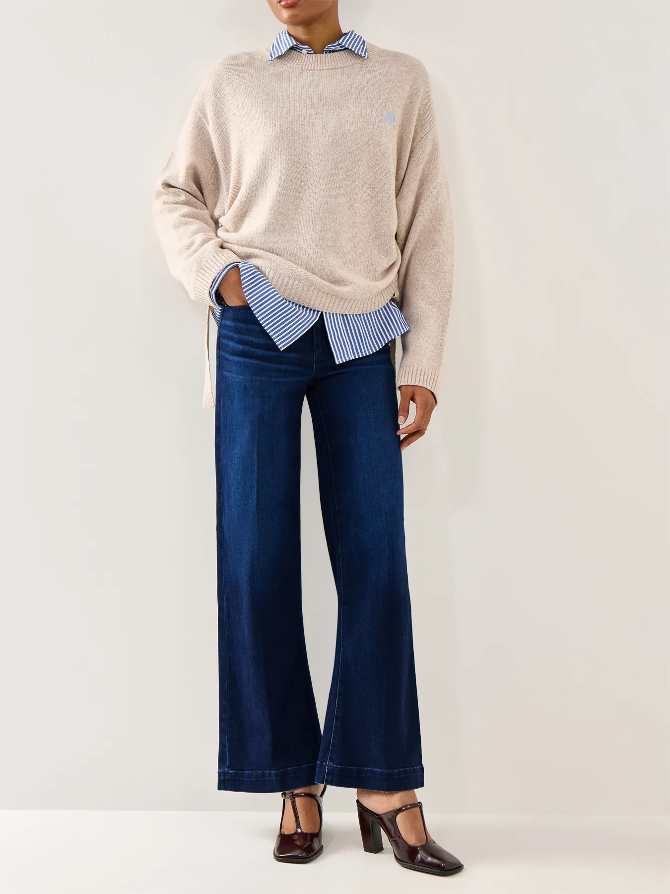 Leenah 32" Jeans Praline - Image 2