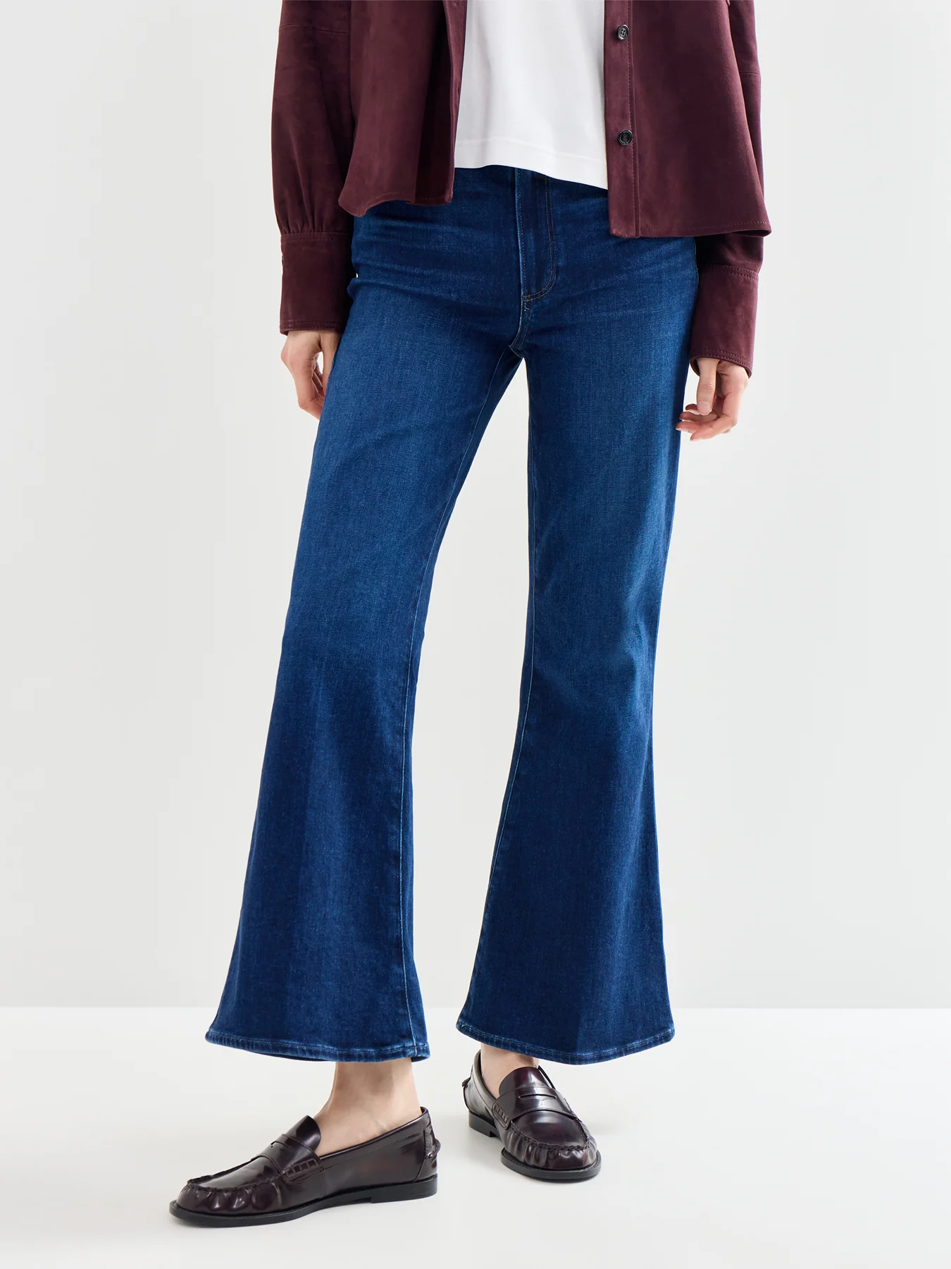 Marlow Skimmer Flare Jeans Blue - Image 4
