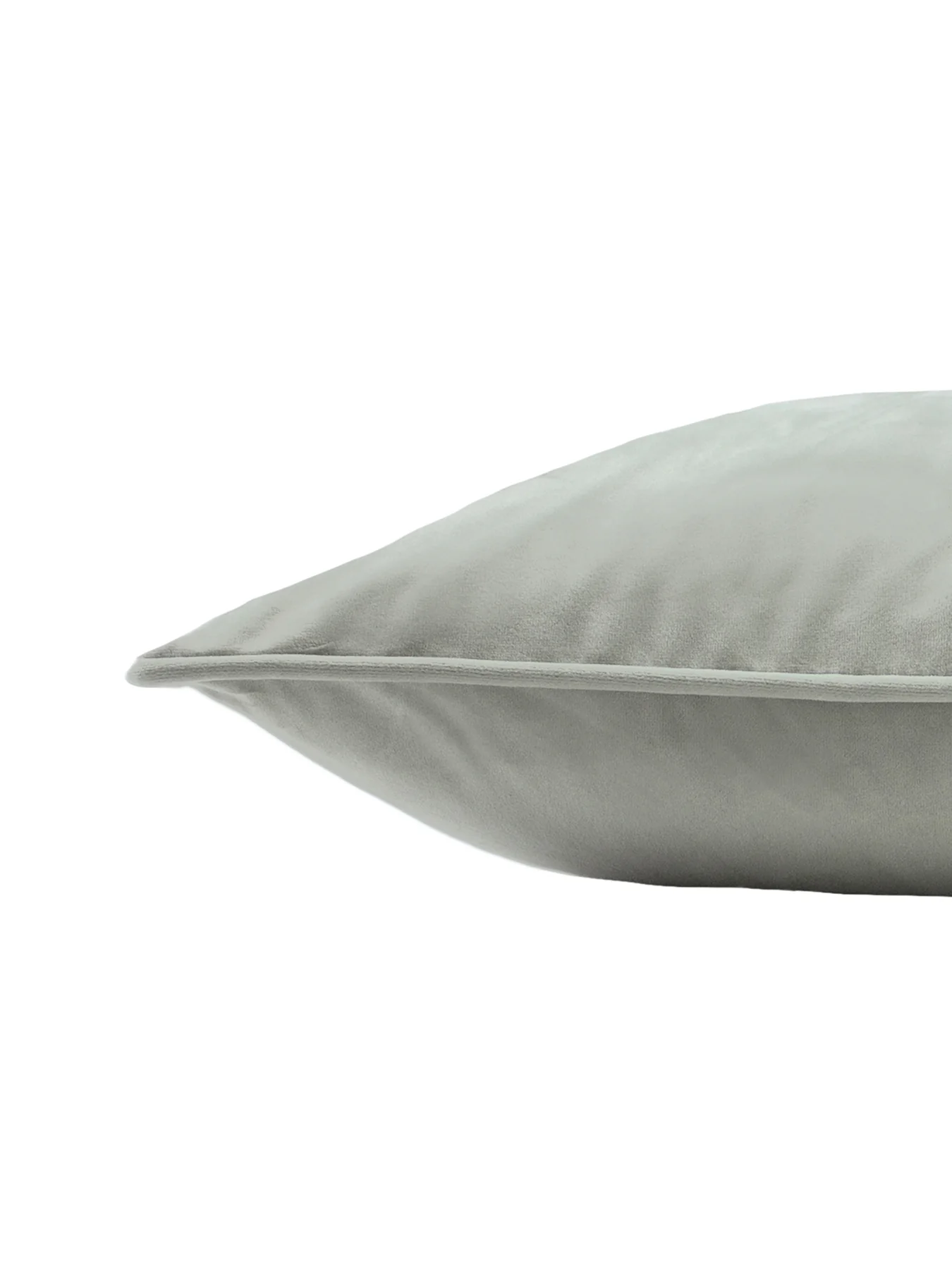 Hortus Feather Rich Cushion 50 x 50cm Silver Grey - Image 4