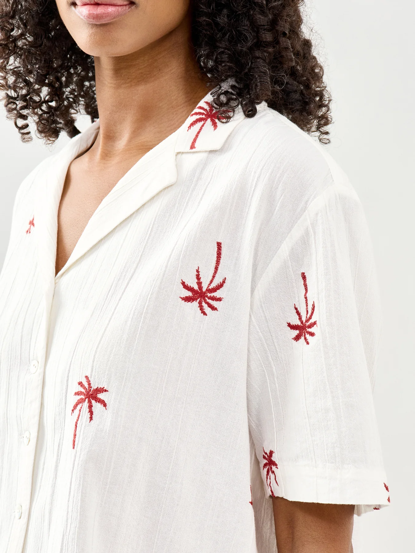 Kiana Embroidered Shirt Multi - Image 3