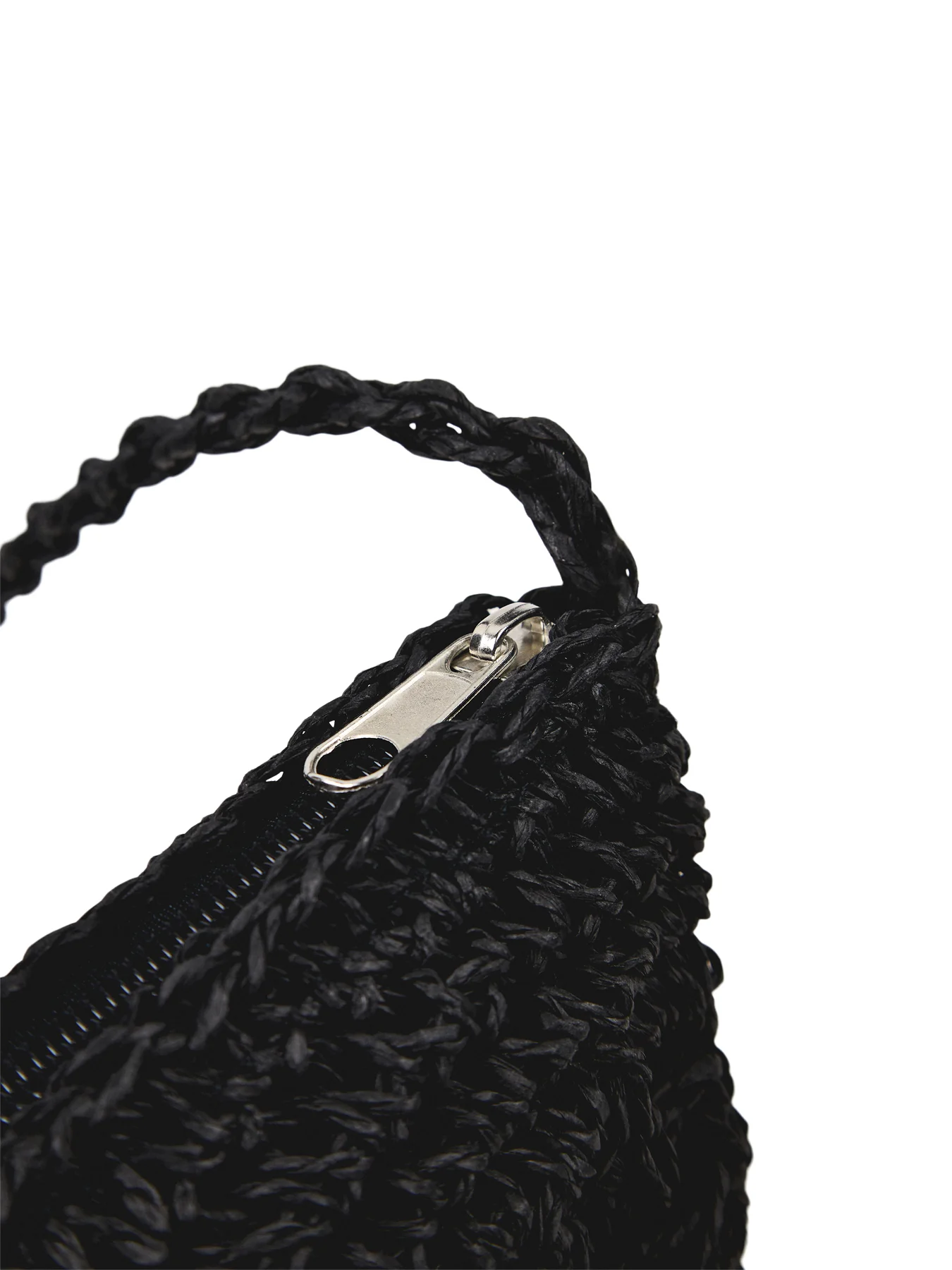 Lona Half Moon Crossbody Bag Black - Image 5