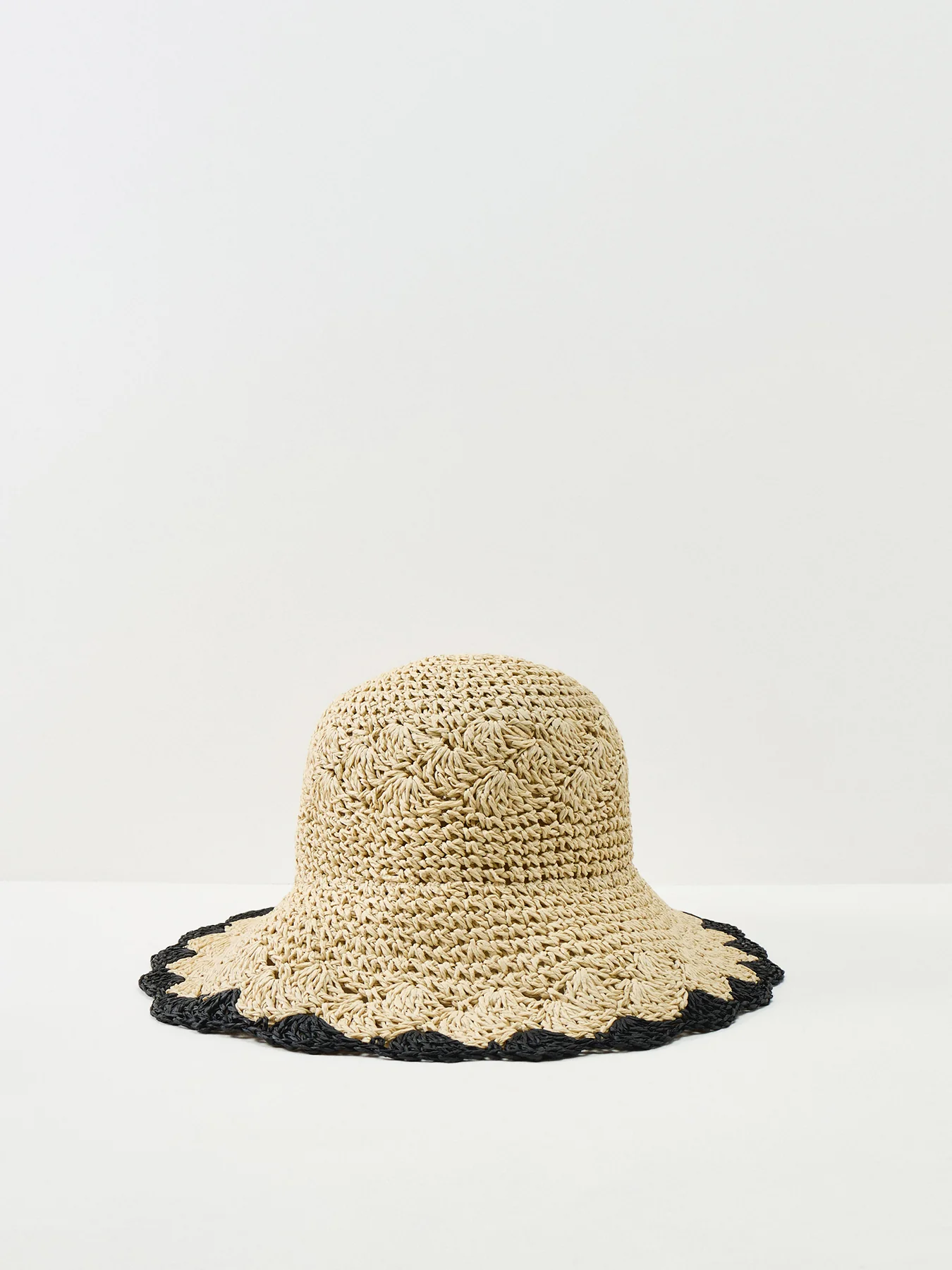 Lydia Contrast Bucket Hat Beige - Image 2