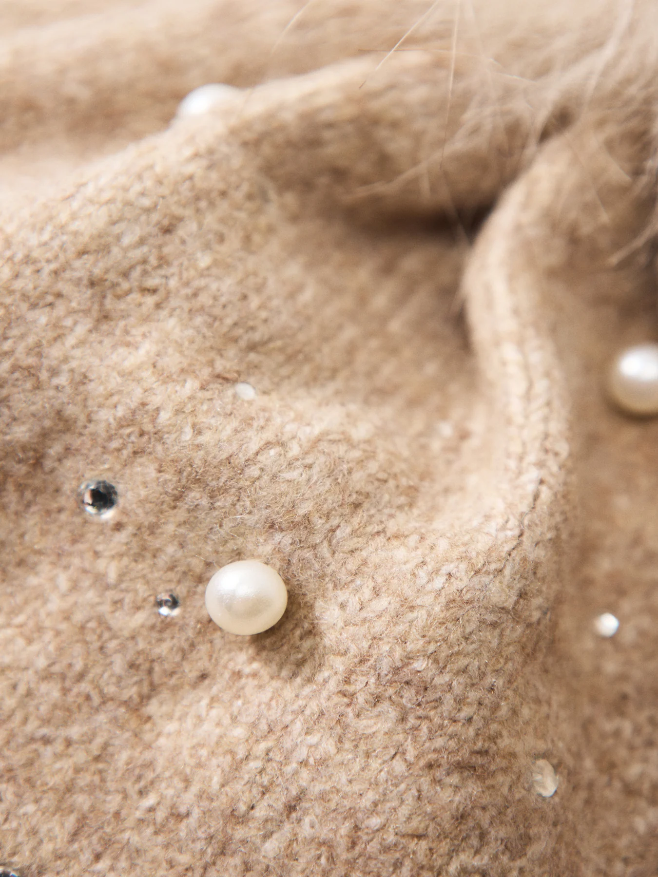 Jaroline Pearl Bobble Hat Trench - Image 3