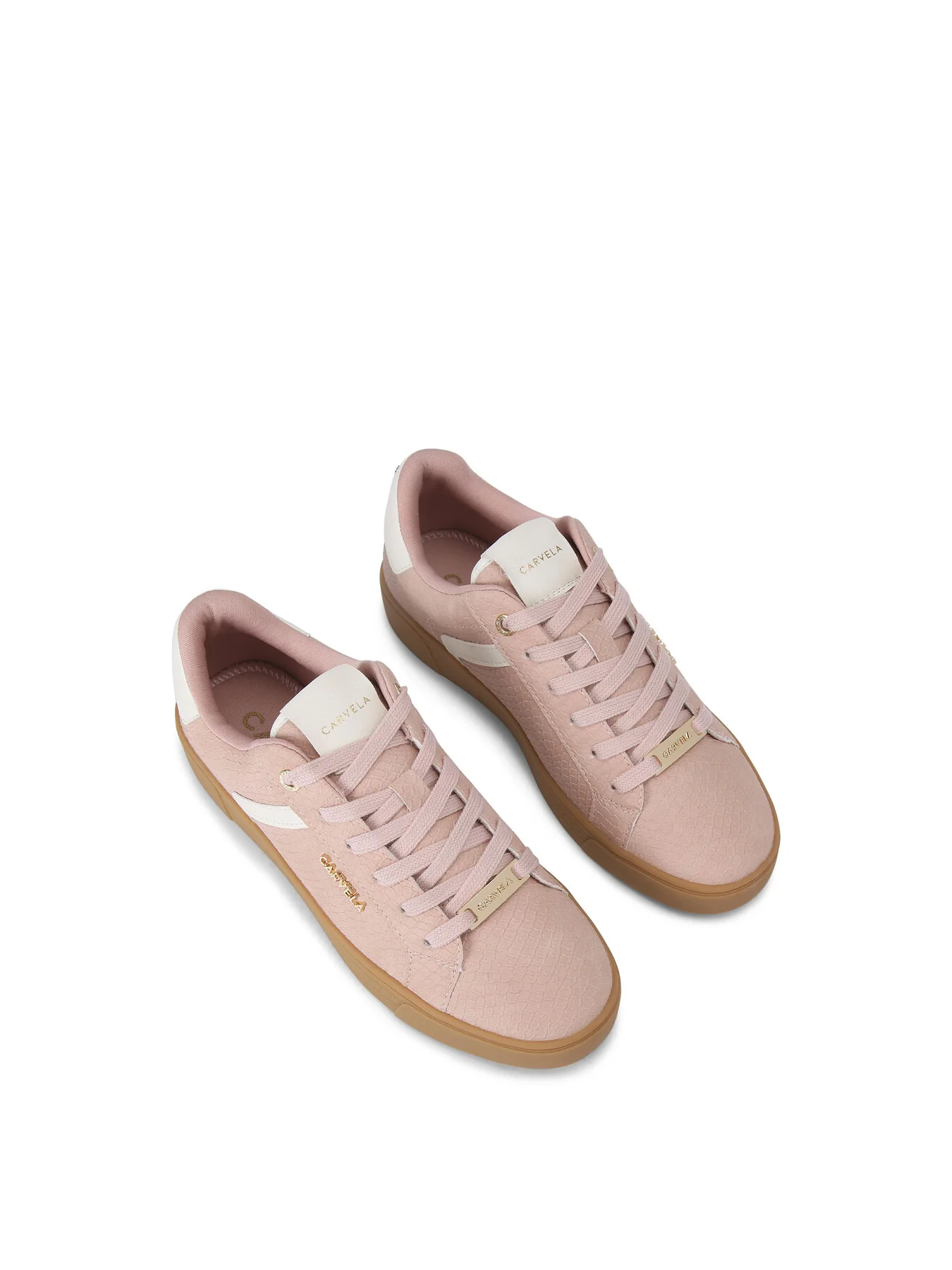 Daze Gum Flatform Trainers Pink - Image 2