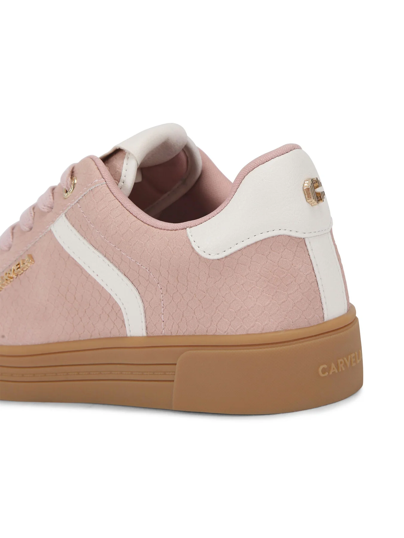 Daze Gum Flatform Trainers Pink - Image 3