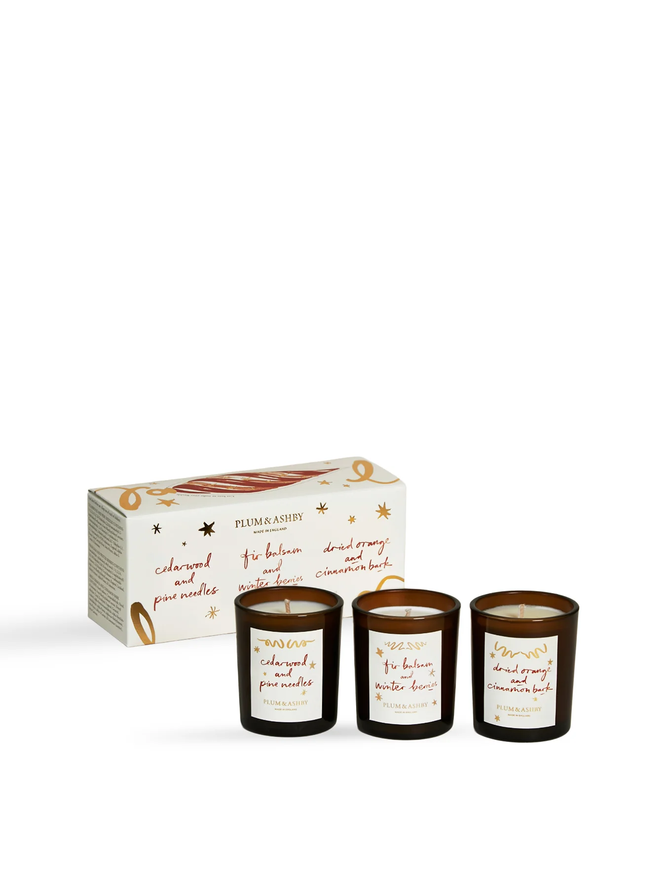 Winter Votive Set 3 x 9cl