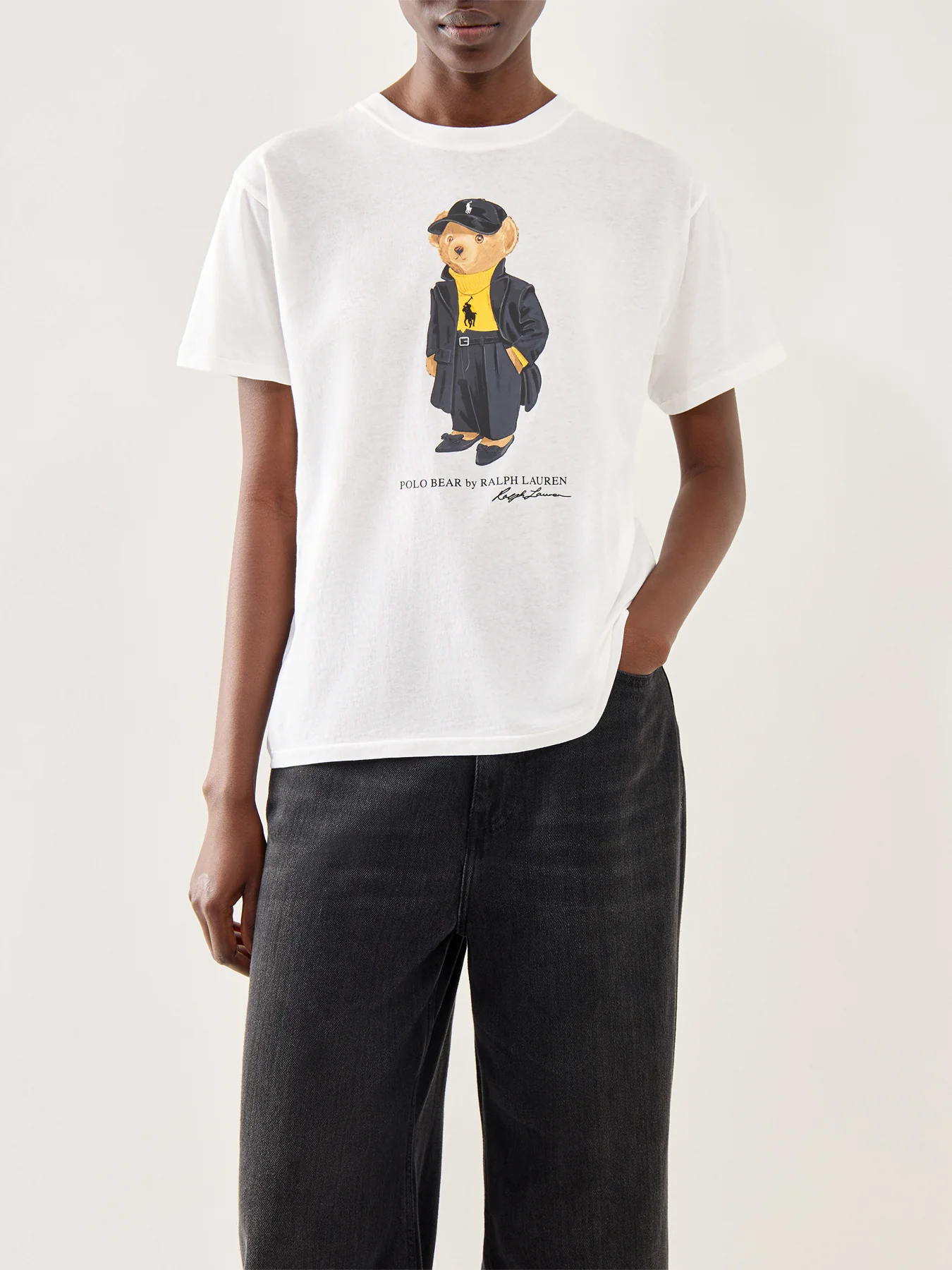 Bear T-Shirt White - Image 4