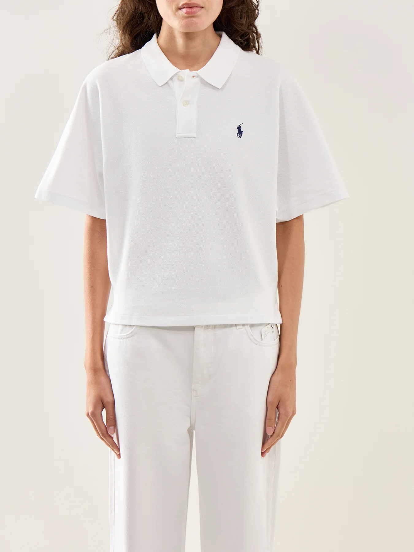 Knit Polo White - Image 4