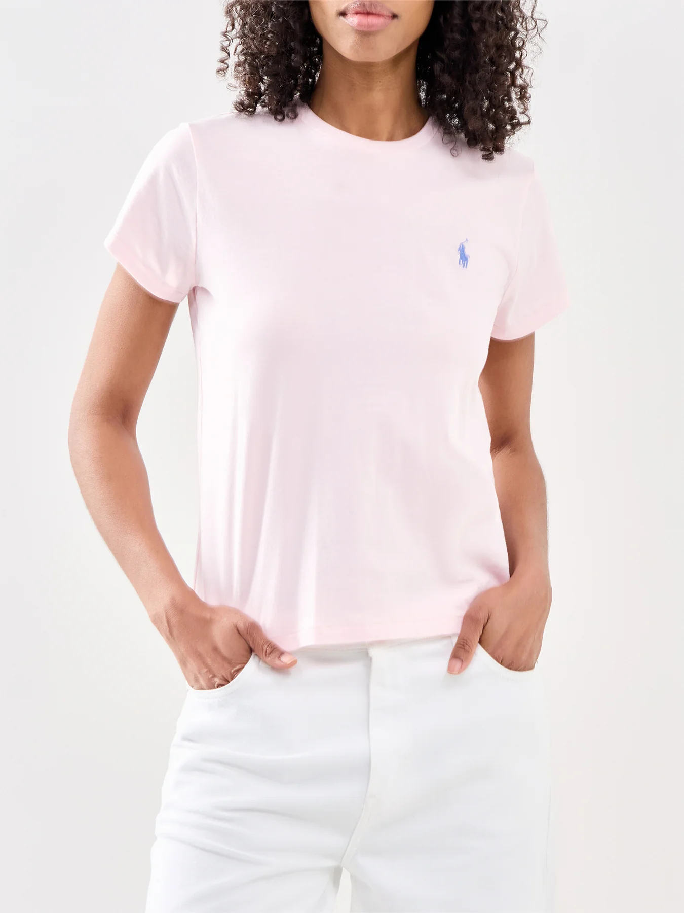 Cotton Short Sleeve T-Shirt Pink - Image 4