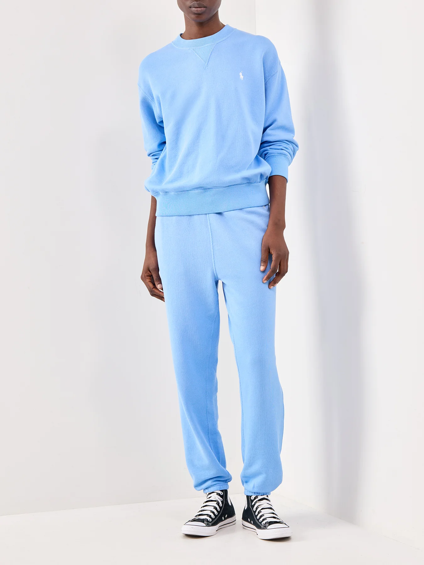 Knit Sweatshirt Blue - Image 2