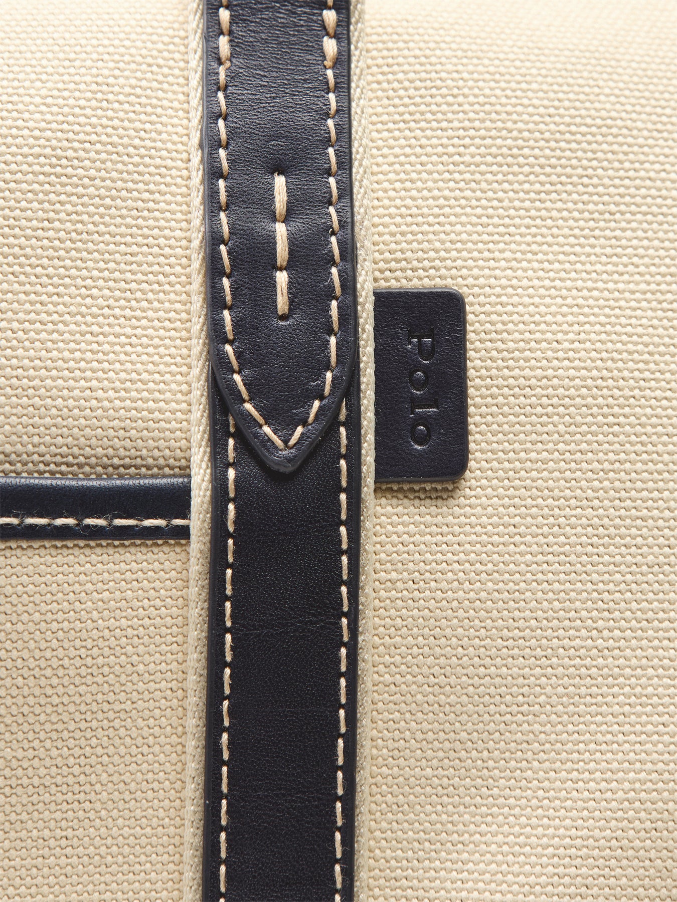 Large Shopper Tote Ecru/Navy - Image 5