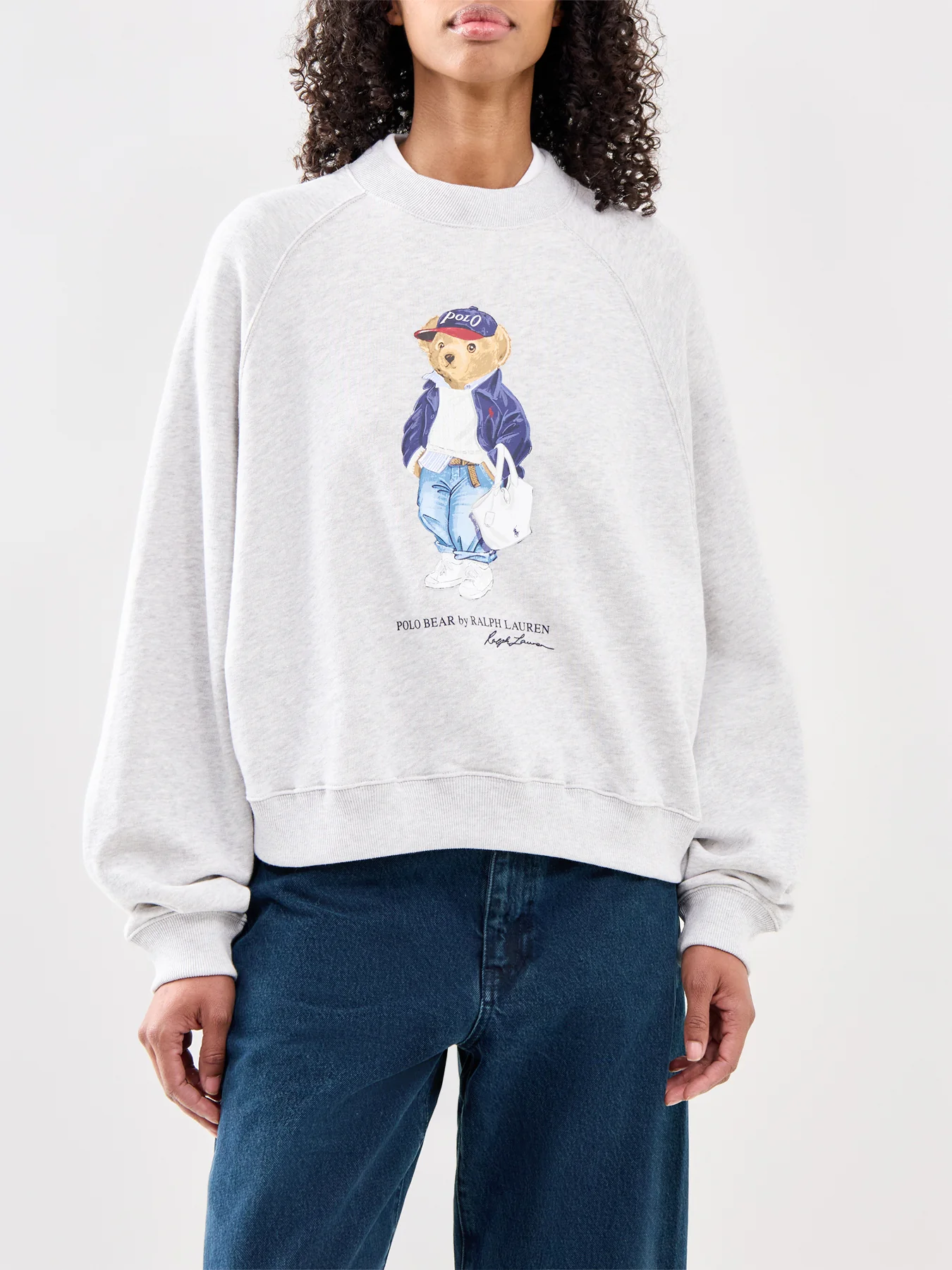 Polo Bear Sweatshirt Grey - Image 4