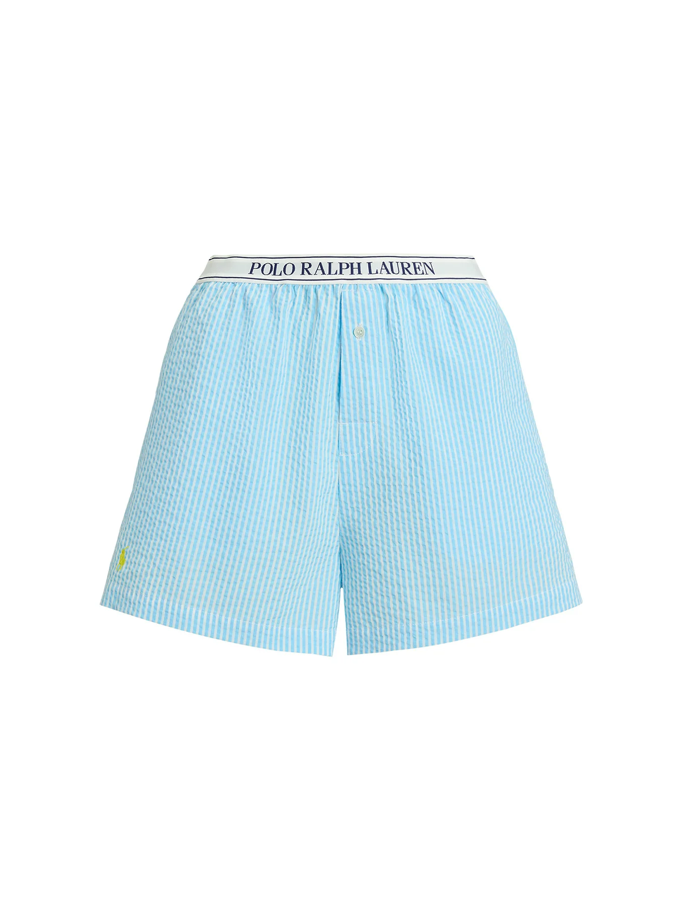 Seersucker Boxer Shorts Blue
