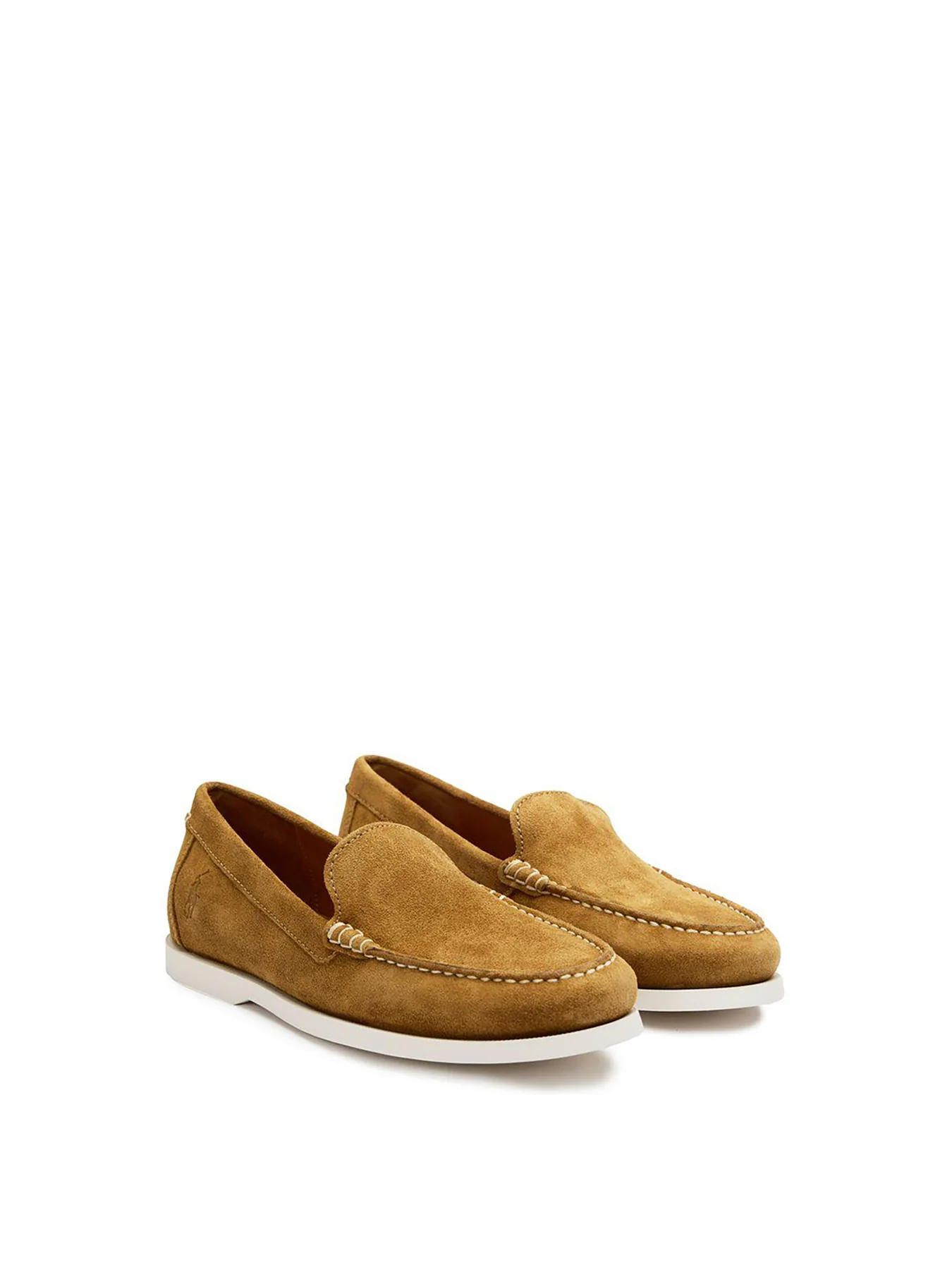 RALPH LAUREN Merton Suede Venetian Shoes - Image 3