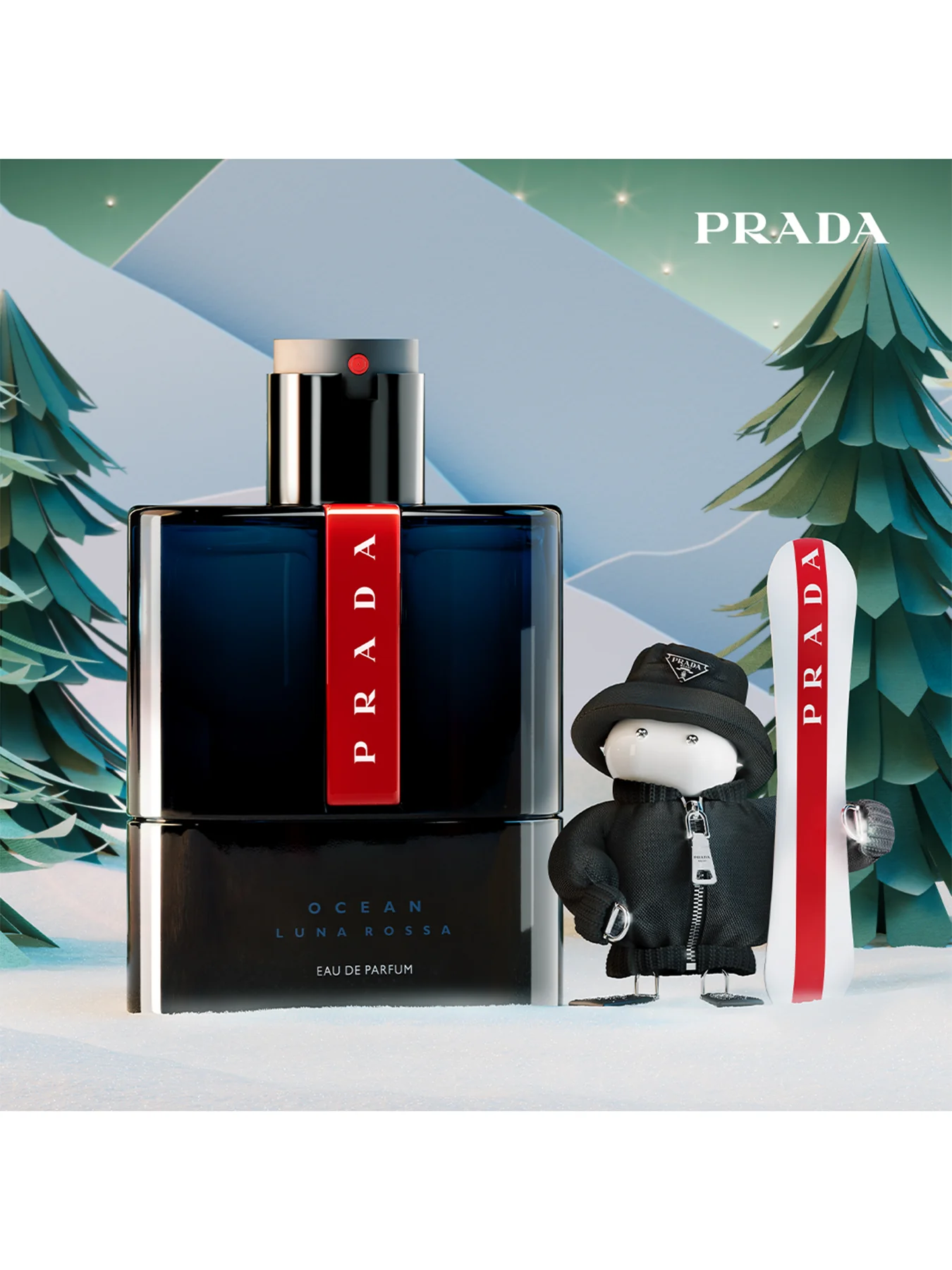 Luna Rossa Ocean Eau de Parfum 50 ml Set - Image 3