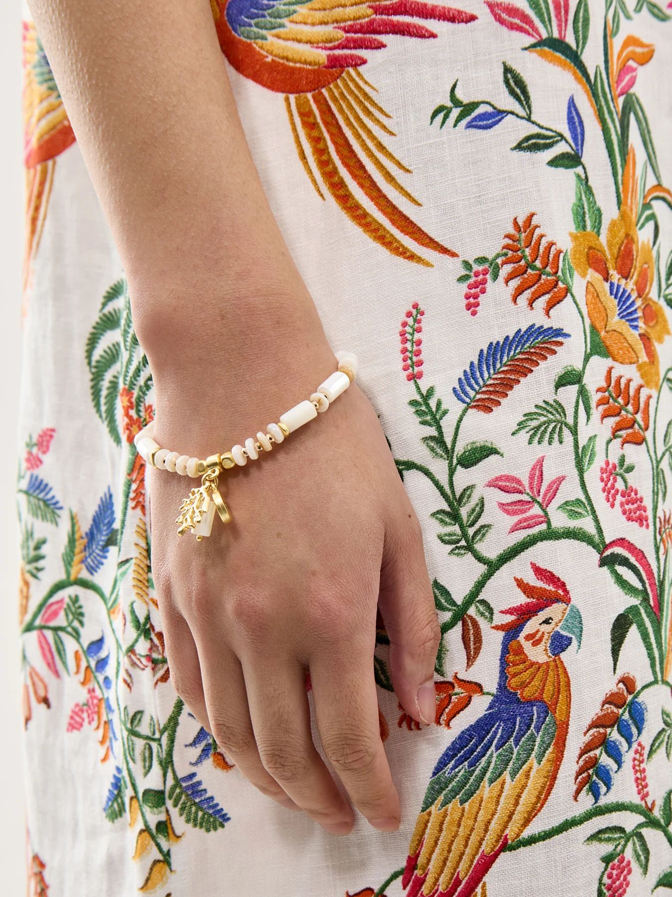 Shelbie Fire Coral Bracelet - Image 2