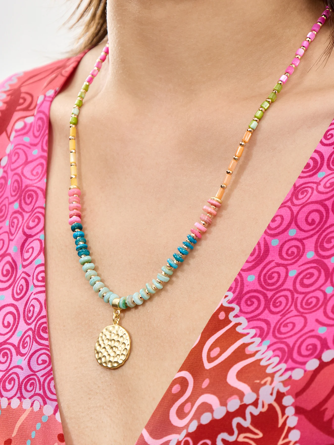 Yucca Disc Necklace - Image 2