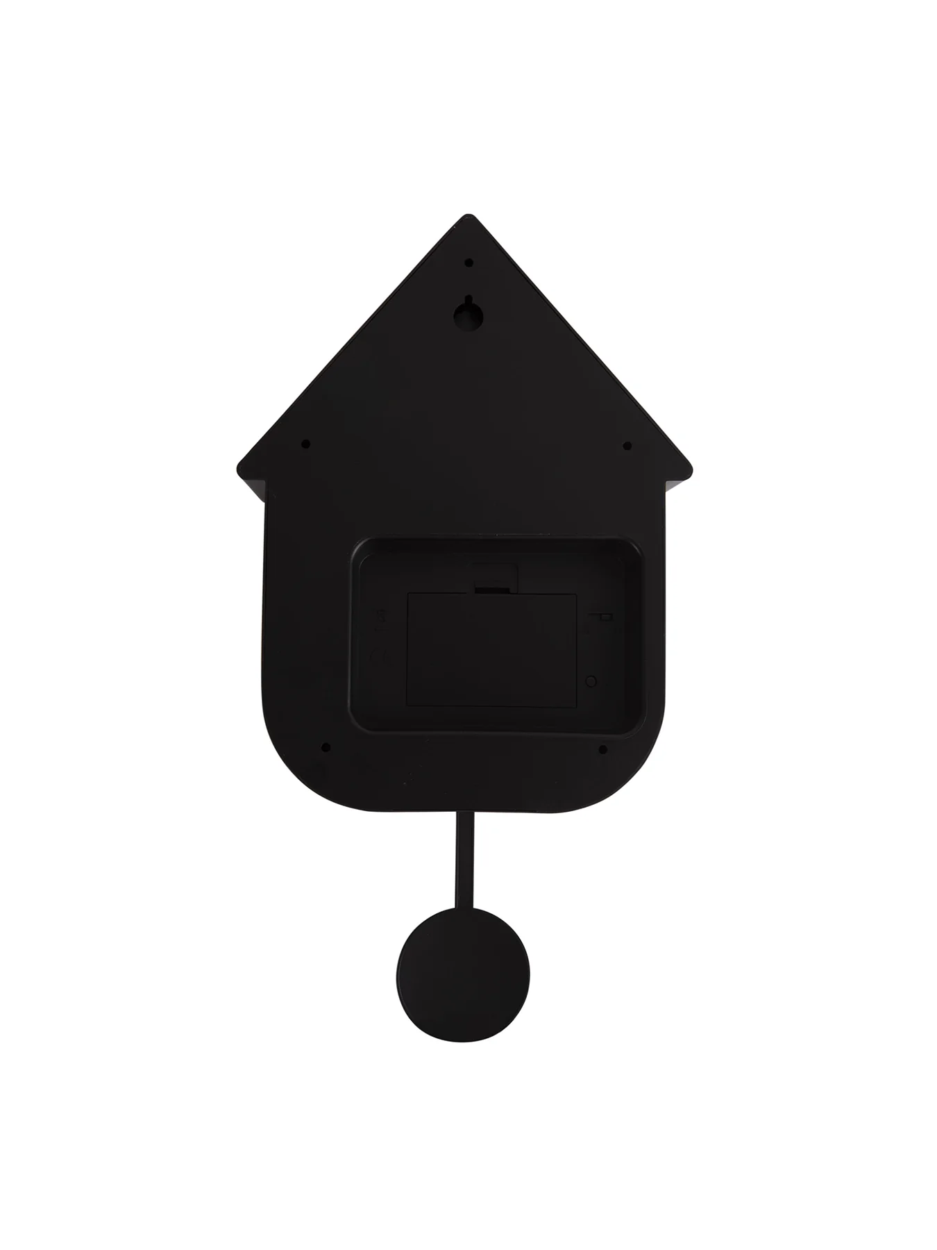 Black Wall clock Modern Cuckoo ABS - Image 2