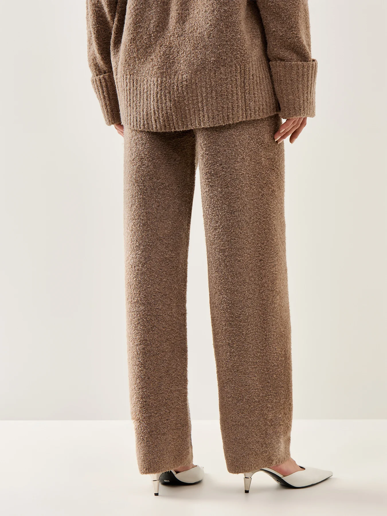 Camille Borg Drawstring Trousers Brown - Image 5