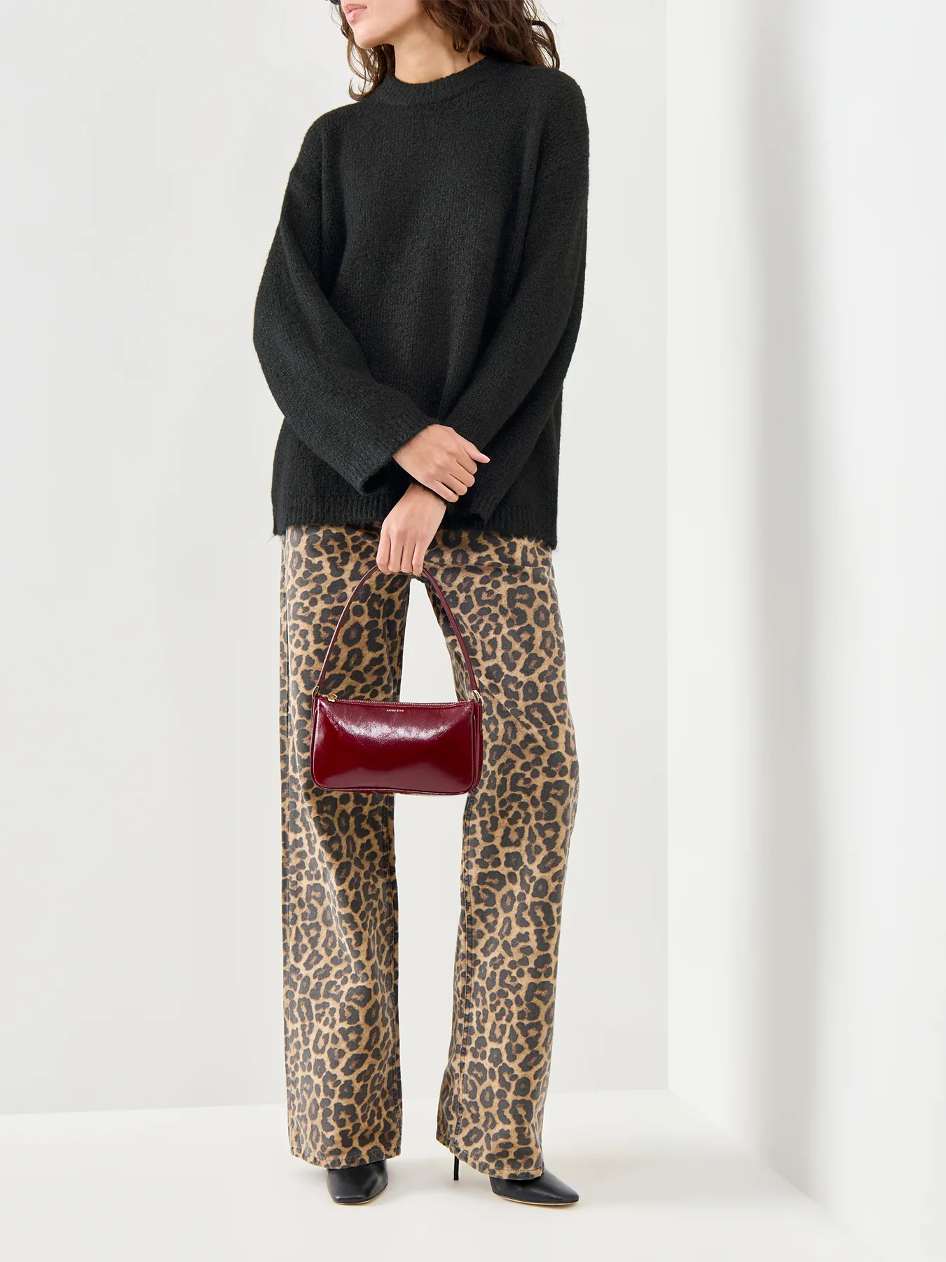 Cece Fluffy Jumper Black - Image 2